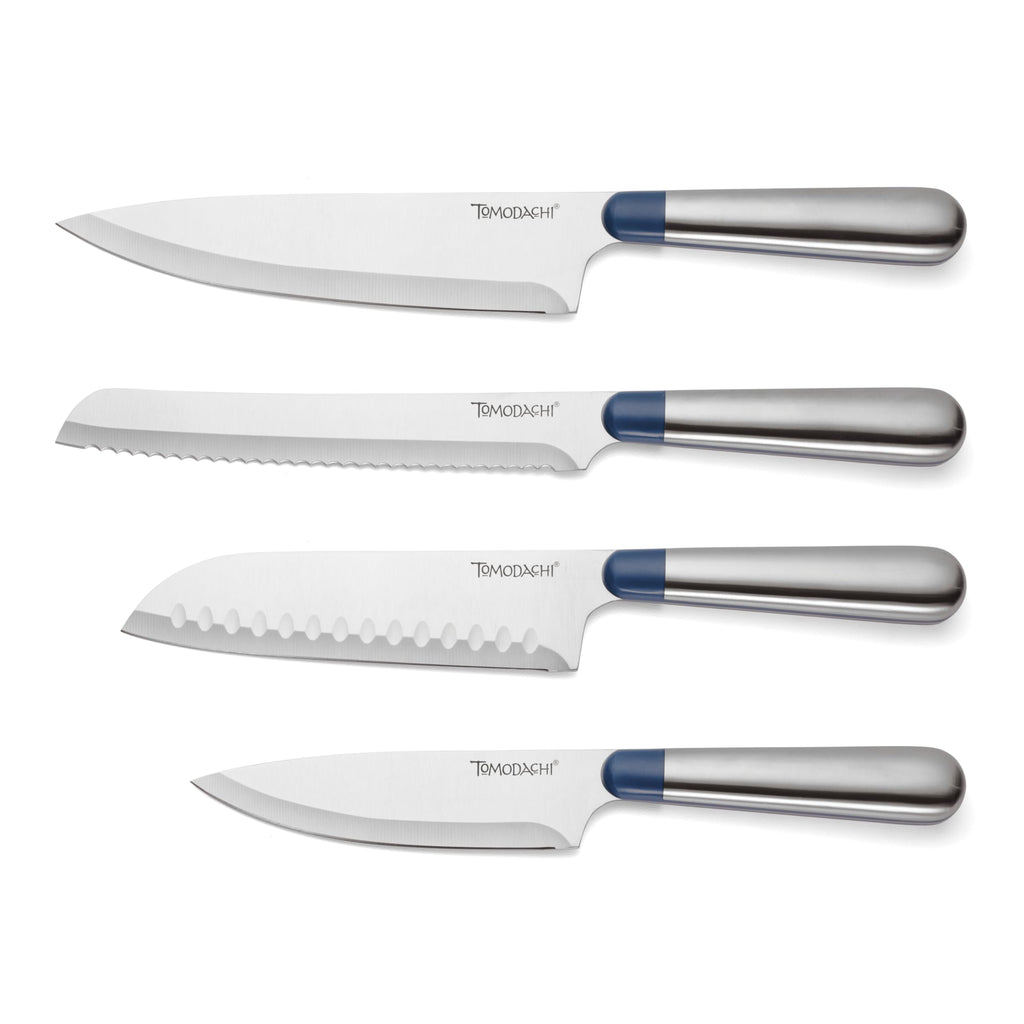 Hampton Forge 897546 Keen 5-Piece Acacia Bristle Block Cutlery Set by Tomodachi