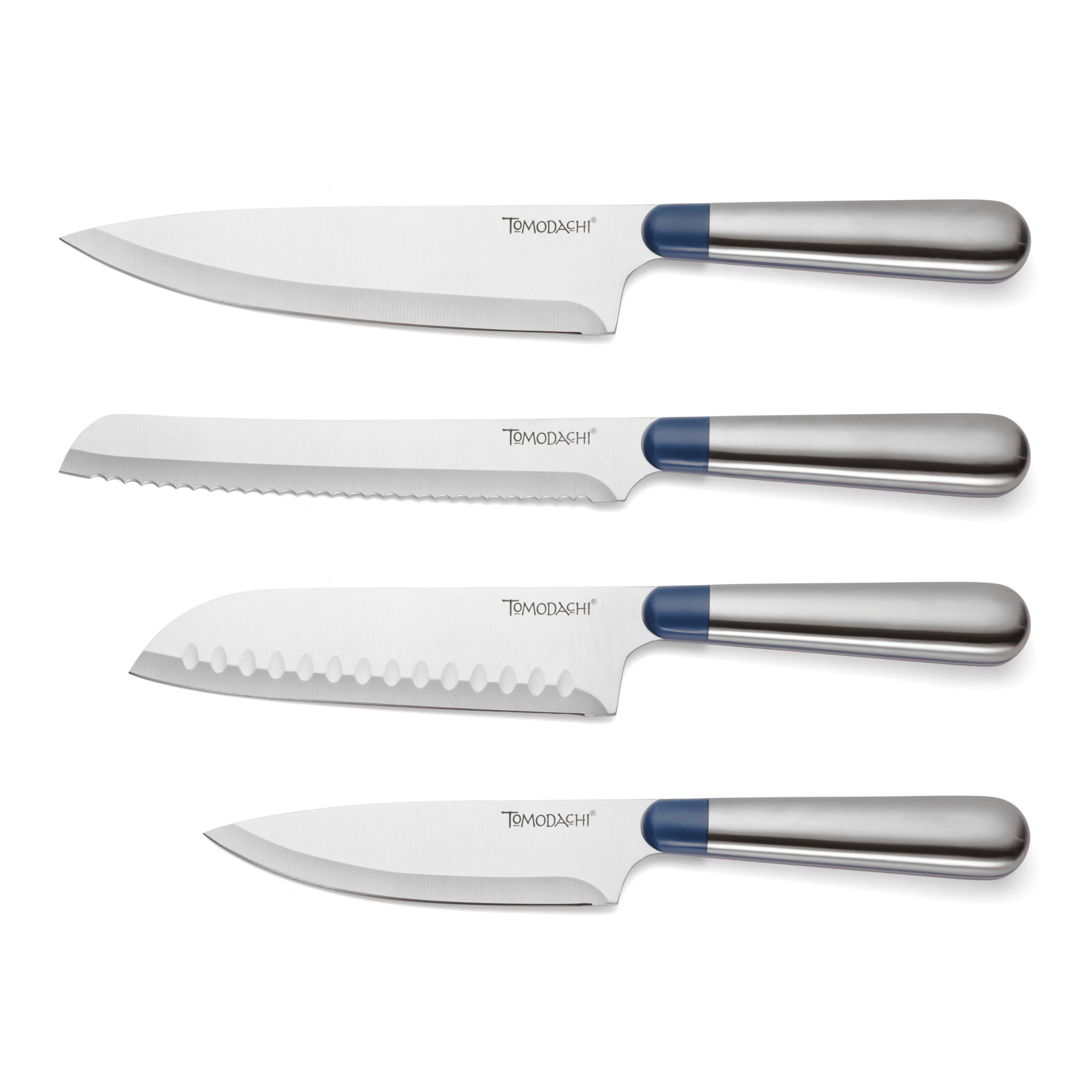 Hampton Forge 897546 Keen 5-Piece Acacia Bristle Block Cutlery Set by Tomodachi