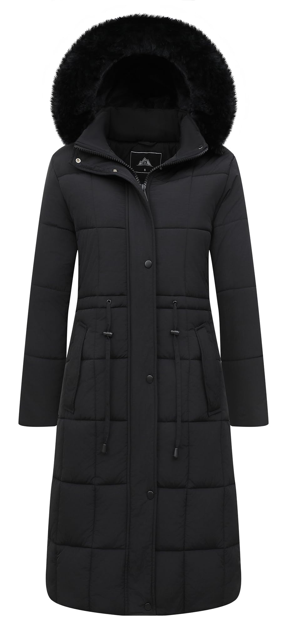 GOLDLADIES Women's Winter Coat Long Waterproof Parka - Warm Snow Jacket for Women, Windproof Winter Jacket with Hood, Heavy Duty Cold Weather Outerwear