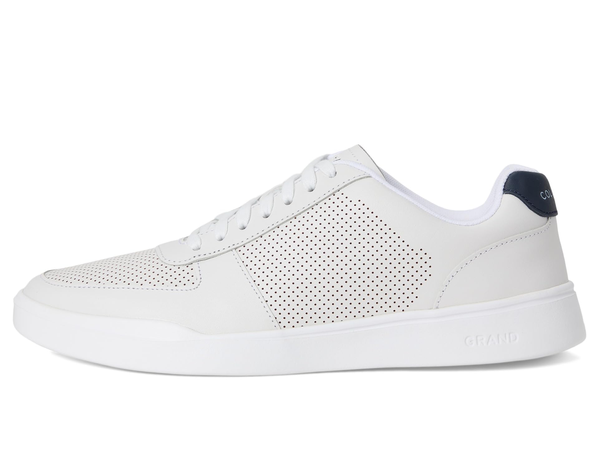 Cole HAAN Mens Grand Crosscourt Modern Perforated Sneaker, Optic White/Peacoat, 11-M US