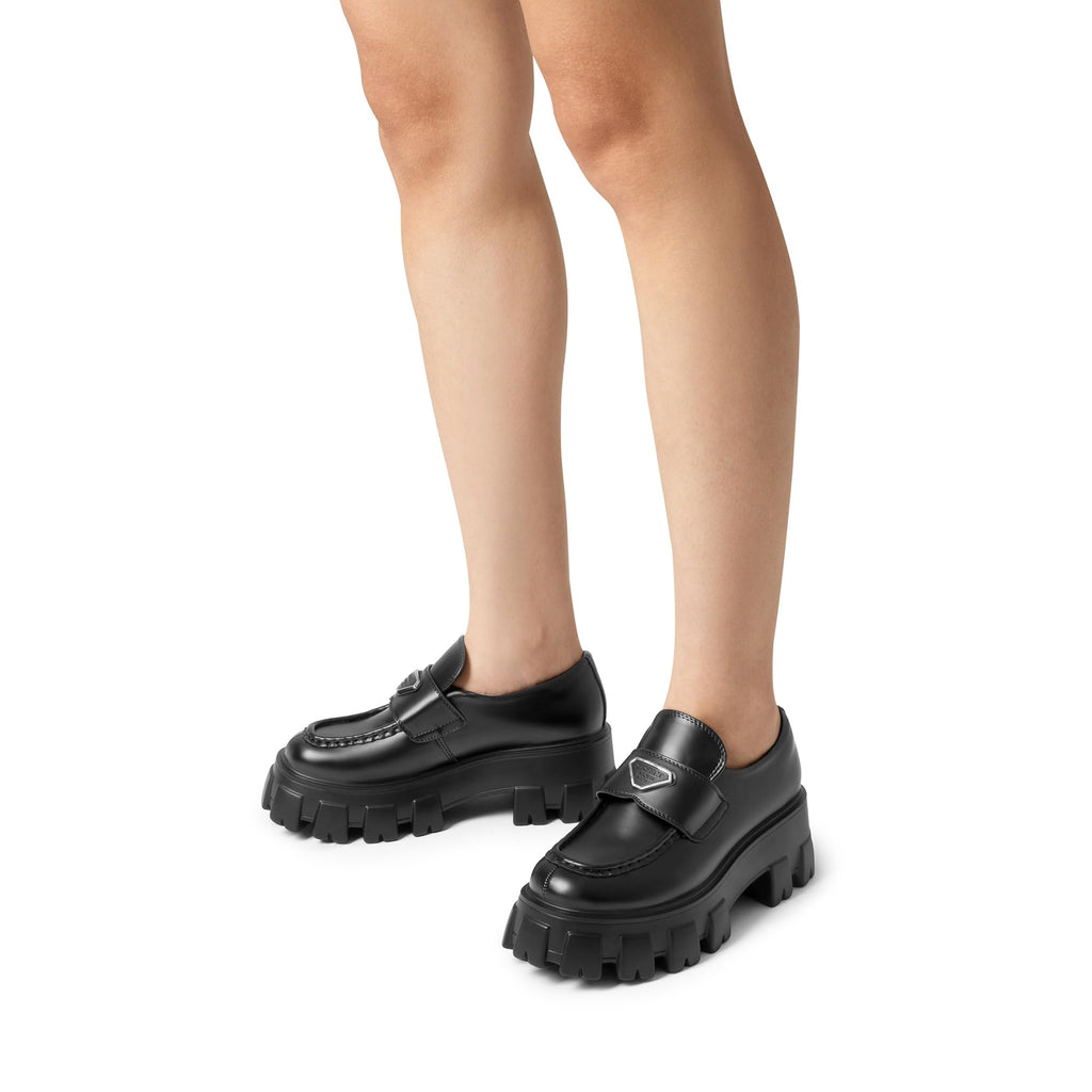 DREAM PAIRS Women's Chunky Loafers Platform Comfortable Slip-On Dressy Business Casual Fashion Outfit Loafer Shoes,Size 8,Black,SDLS2411W