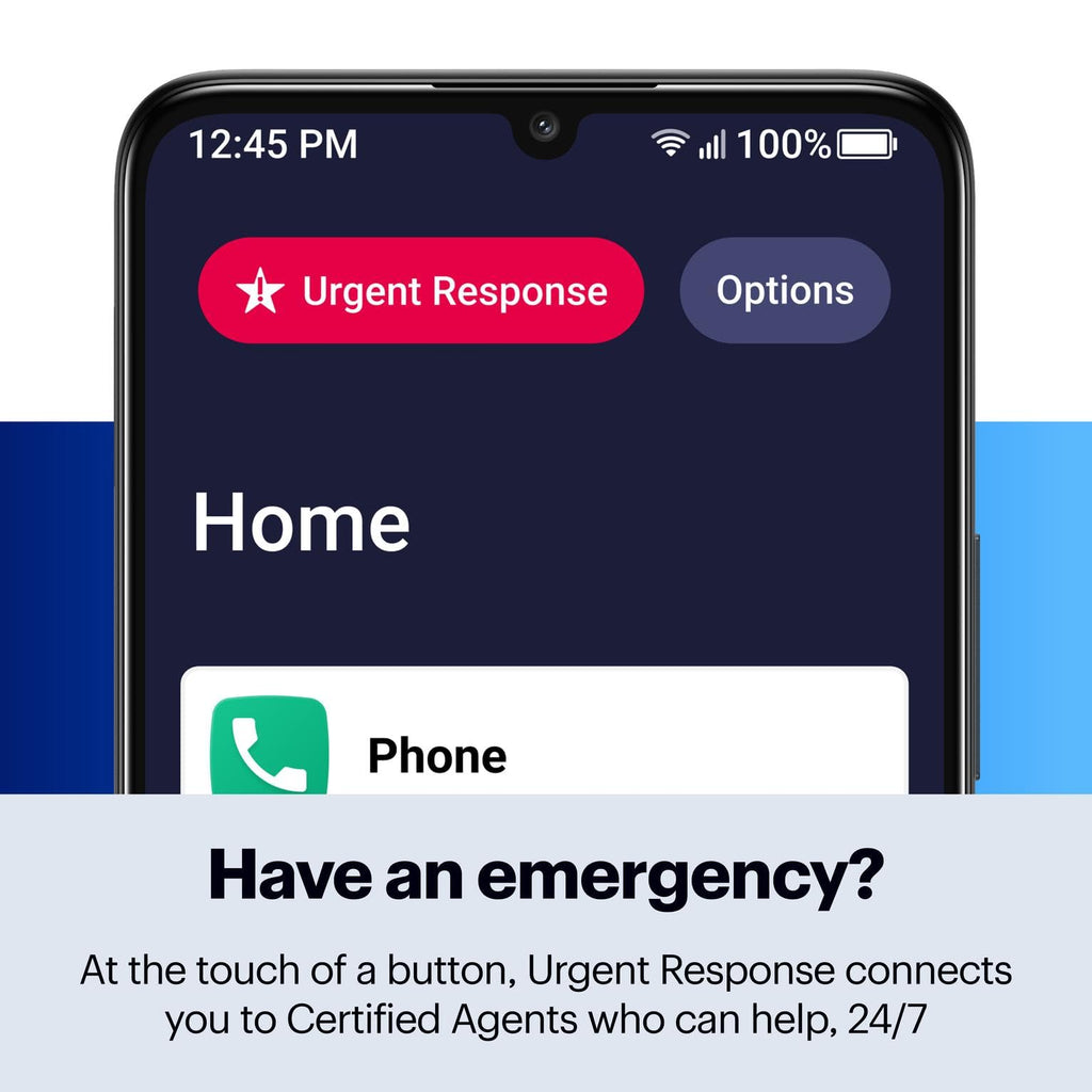 LIVELY Jitterbug Smart4 Smartphone for Seniors - Cell Phone for Seniors - Not Compatible with Other Wireless Carriers - No SIM Needed - Must Be Activated Phone Plan
