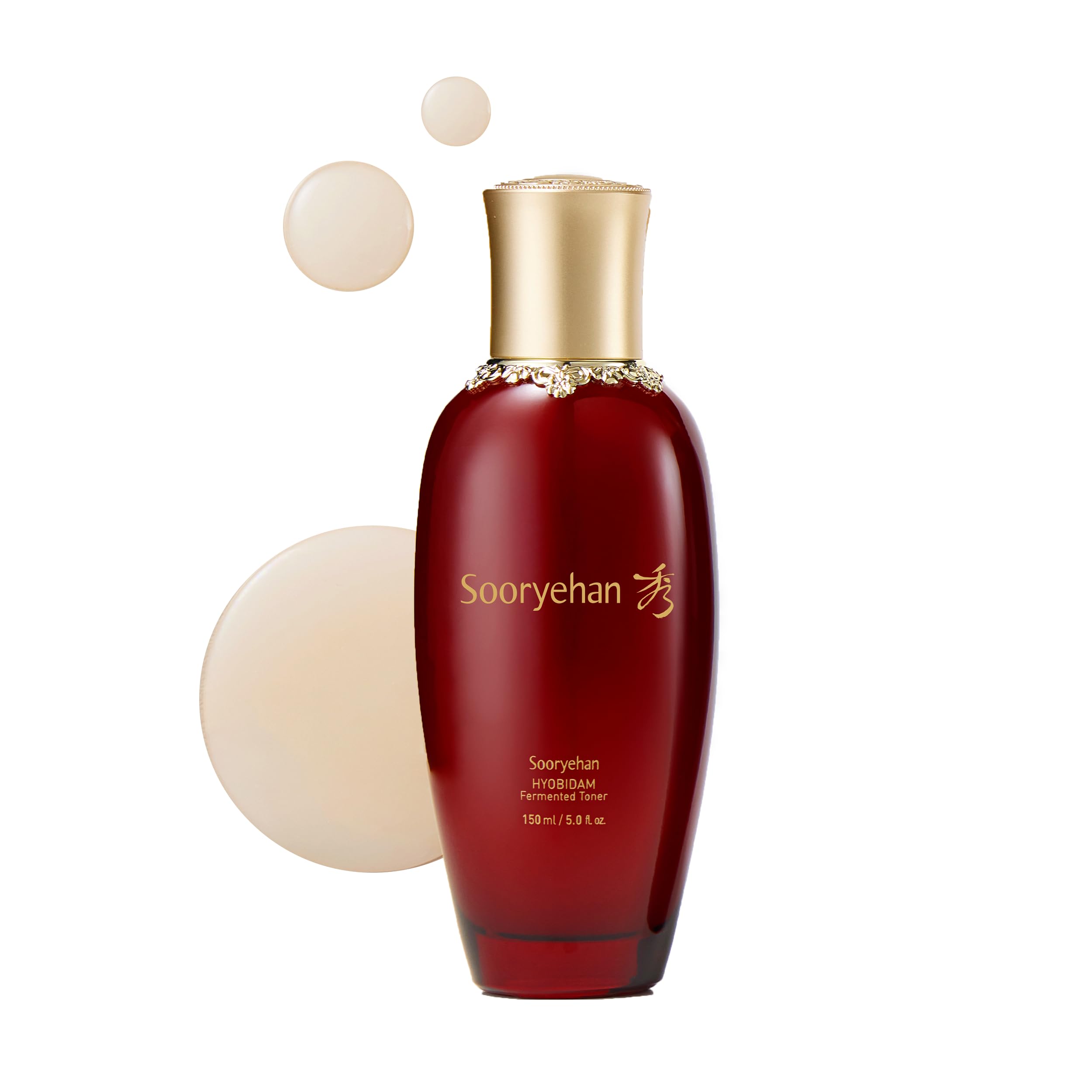 Sooryehan Hyobidam (Fermented Toner, 5.1fl oz) - Korean Skin Care. Highly Nourishing & Hydrating Toner for Firm Skin by LG Beauty. Wild Ginseng.