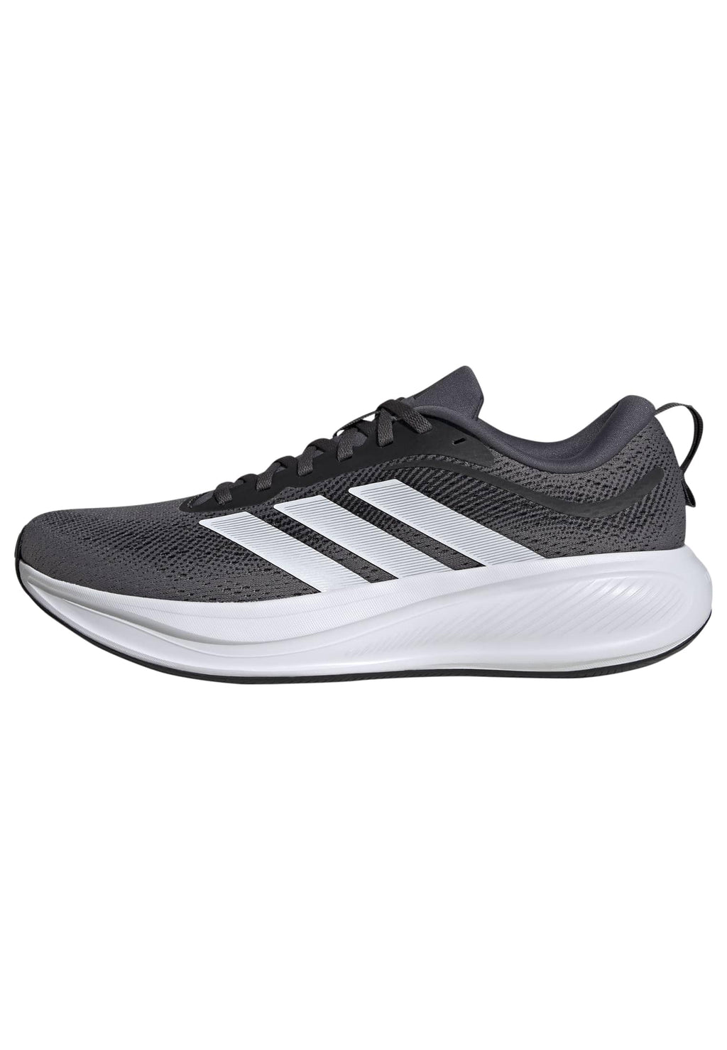 adidas Men's Response Pace Running, Black/White/Matte Silver, 8.5