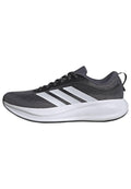 adidas Men's Response Pace Running, Black/White/Matte Silver, 8.5