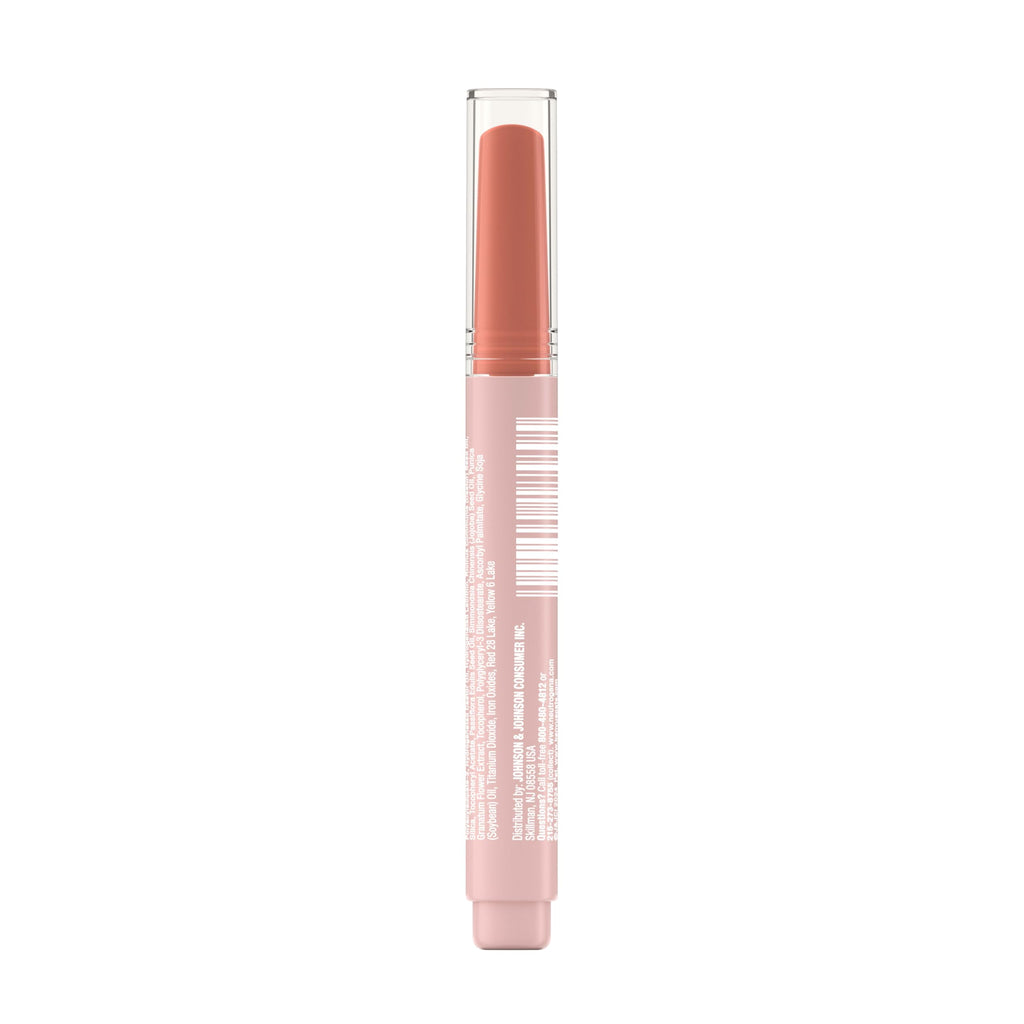 Neutrogena High Shine Glossy Lip, Nourishing Lip Gloss with Maracuja Oil, Antioxidant Vitamin E & Vitamins, Non-Retractable, Buildable Pigmented Color, Temptation, 0.07 oz