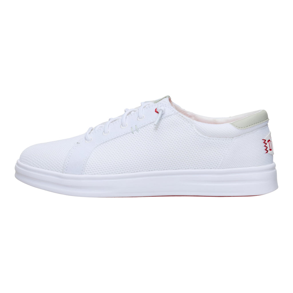 HEYDUDE Paul Pro Mesh White/Multi Size 11, Men's Shoes, Casual Sneakers, Comfortable & Light-Weight
