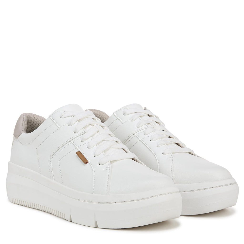 Dr. Scholl's Shoes Women's Sadie Sneaker White 6.5 M