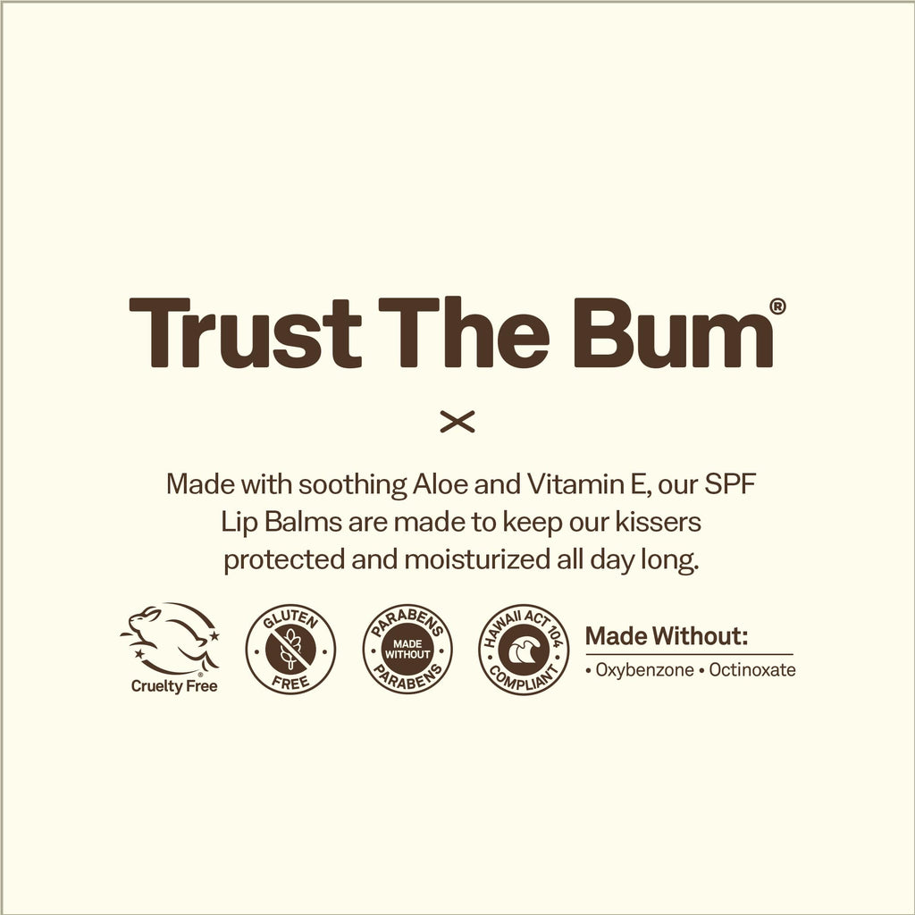 Sun Bum SPF 30 Sunscreen Lip Balm 3 Flavor Variety Pack - Coconut, Banana, Watermelon - Moisturizing Aloe Vera and Vitamin E - Vegan and Cruelty Free - UVA/UVB Lip Protection - 0.15 oz, 3 count