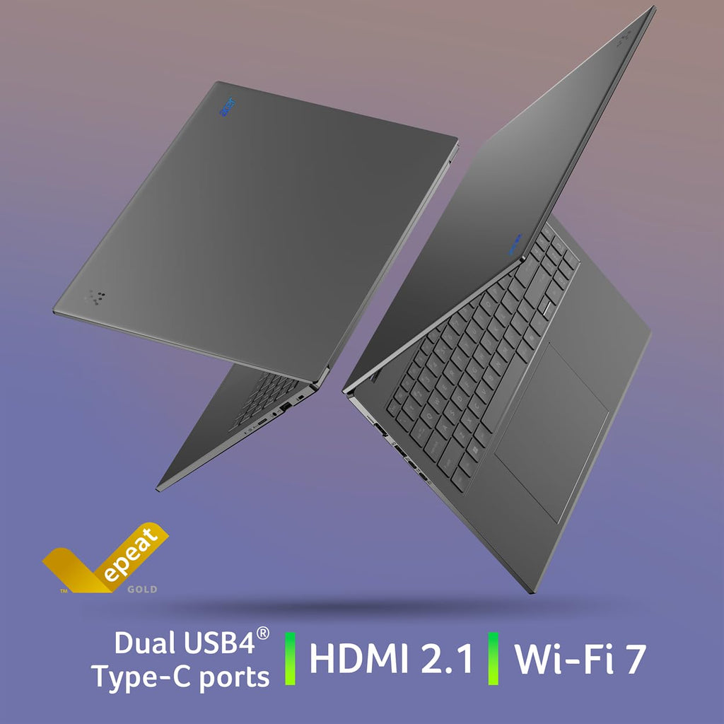 acer Aspire 16 AI Copilot+ PC | 16" WUXGA 120Hz Multi-Touch Display | Snapdragon X X1-26-100 | NPU: 45 Tops - GPU: Up to 1.7 TFLOPs | 16GB LPDDR5X | 512GB PCIe Gen 4 SSD | Wi-Fi 7 | A16-11MT-X669