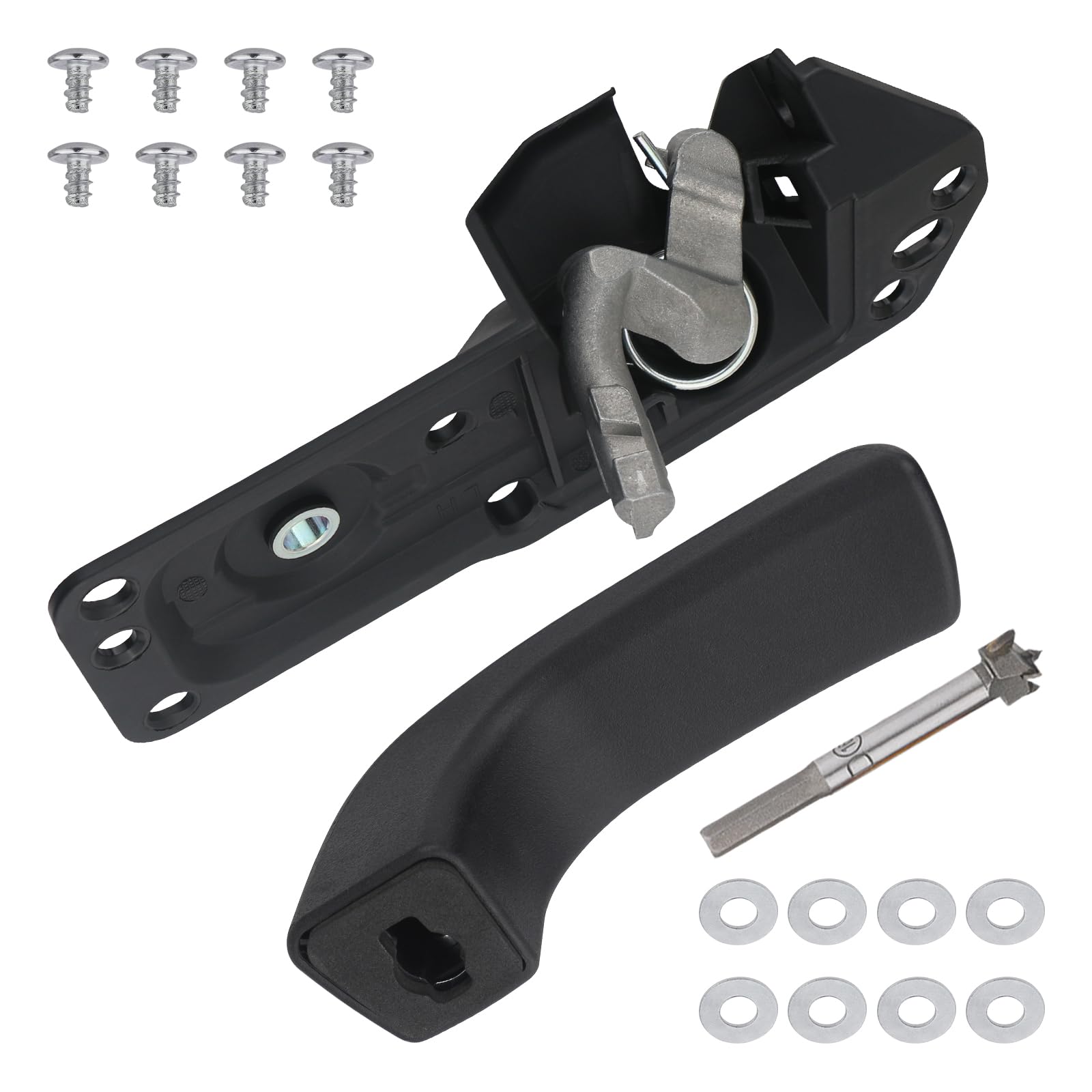 APPERFiT Interior Door Handle for Left Driver Side Compatible with Chevy Chevrolet Silverado, GMC Sierra Truck 1500 2500 3500 2007-2014 Door Panel Parts 20833606