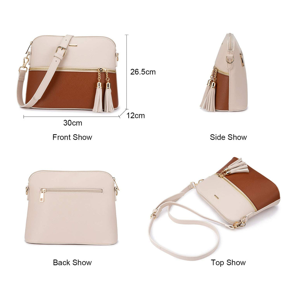 Handbags for Women Shoulder Bags Tote Satchel Hobo 3pcs Purse Set