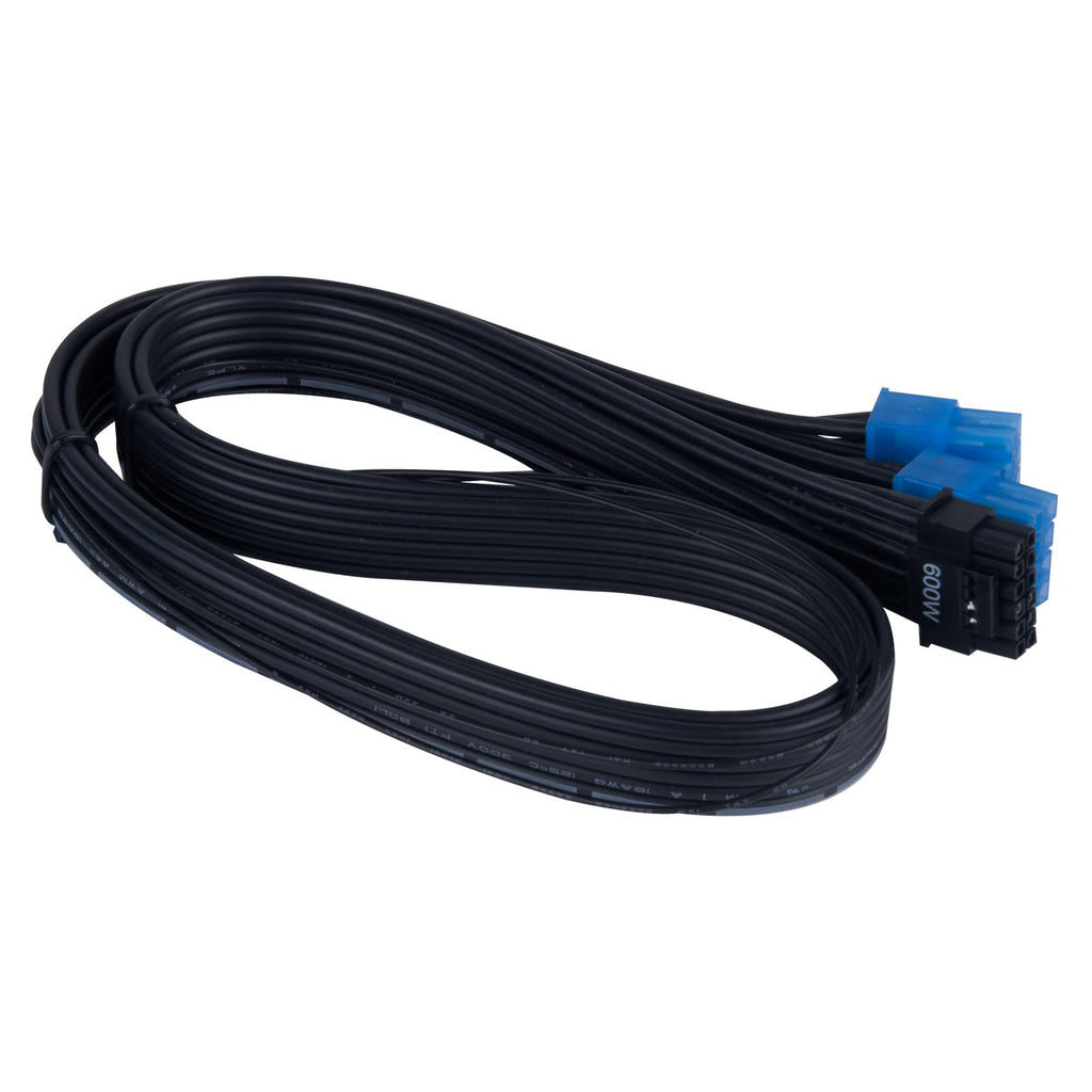 Silverstone Technology PP14-PCIE Dual PCIe 8 pin (PSU) to 12+4 pin (GPU) 12VHPWR PCIe Gen5 Cable for Silverstone 2nd Gen PSUs, SST-PP14-PCIE