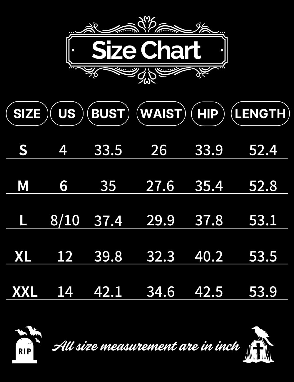 InGoticos Women Gothic Sexy Slit Flare Sleeve Patchwork Party Dress Black