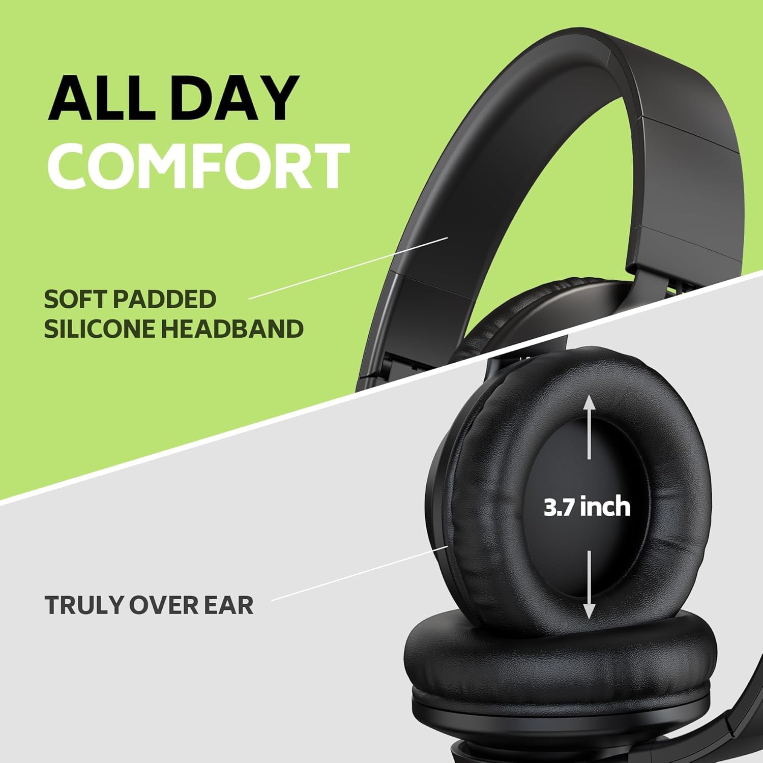 AILIHEN Classroom Headphones Bulk Wired for School, 12 Pack Headsets with Microphone for K-12 Grade Classroom, Students, Teens, 3.5mm Jack for Chromebook, Computer, Laptop (Black)