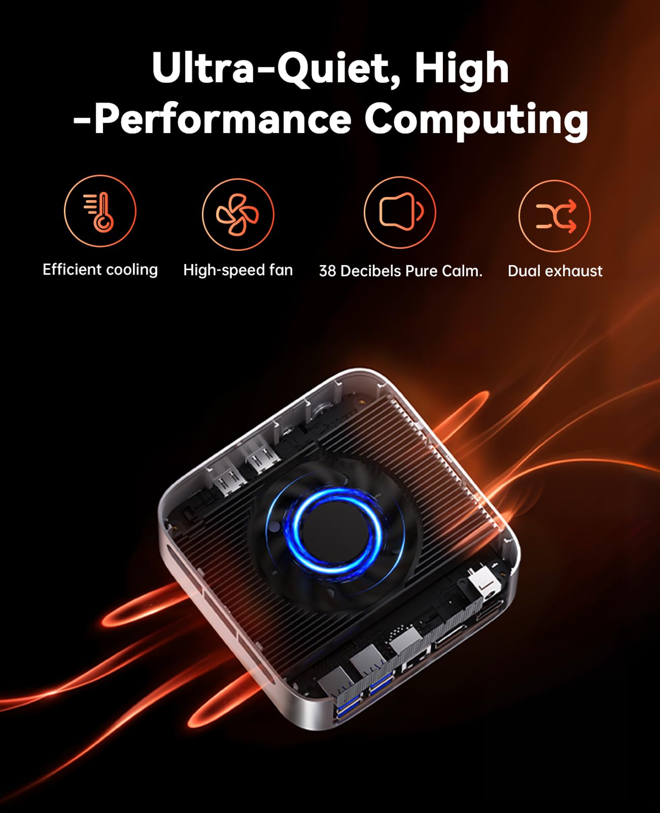 ACEMAGIC Mini PC Gaming AMD Ryzen 7 6800H 11 Pro (Up to 4.7GHz) 32GB RAM 1TB SSD, Radeon 680M Triple 4K Display Mini Computers Desktop Micro Small Pc for Gaming/Office 3.2Type-C/LAN 2.5G/BT5.2/WiFi 6