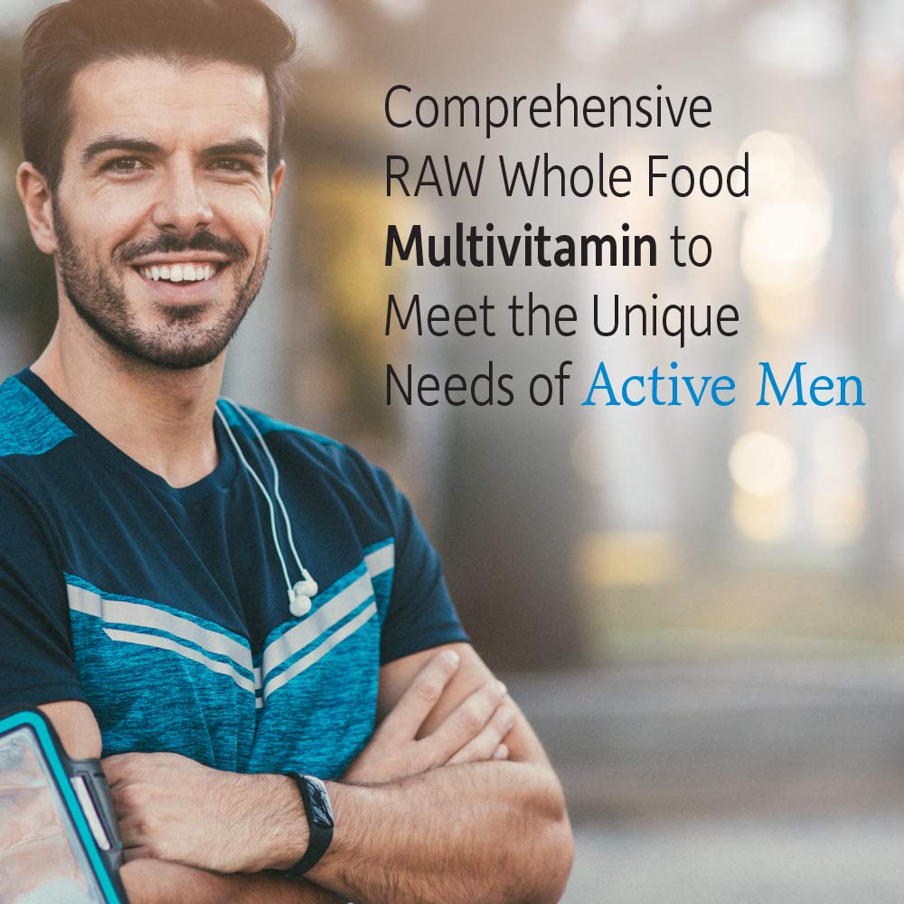 Garden of Life Vitamin Code Raw One for Men, Once Daily Multivitamin, 75 Capsules, One a Day Mens Vitamins Plus Fruit, Veggies & Probiotics for Mens Health, Vegetarian Multivitamins