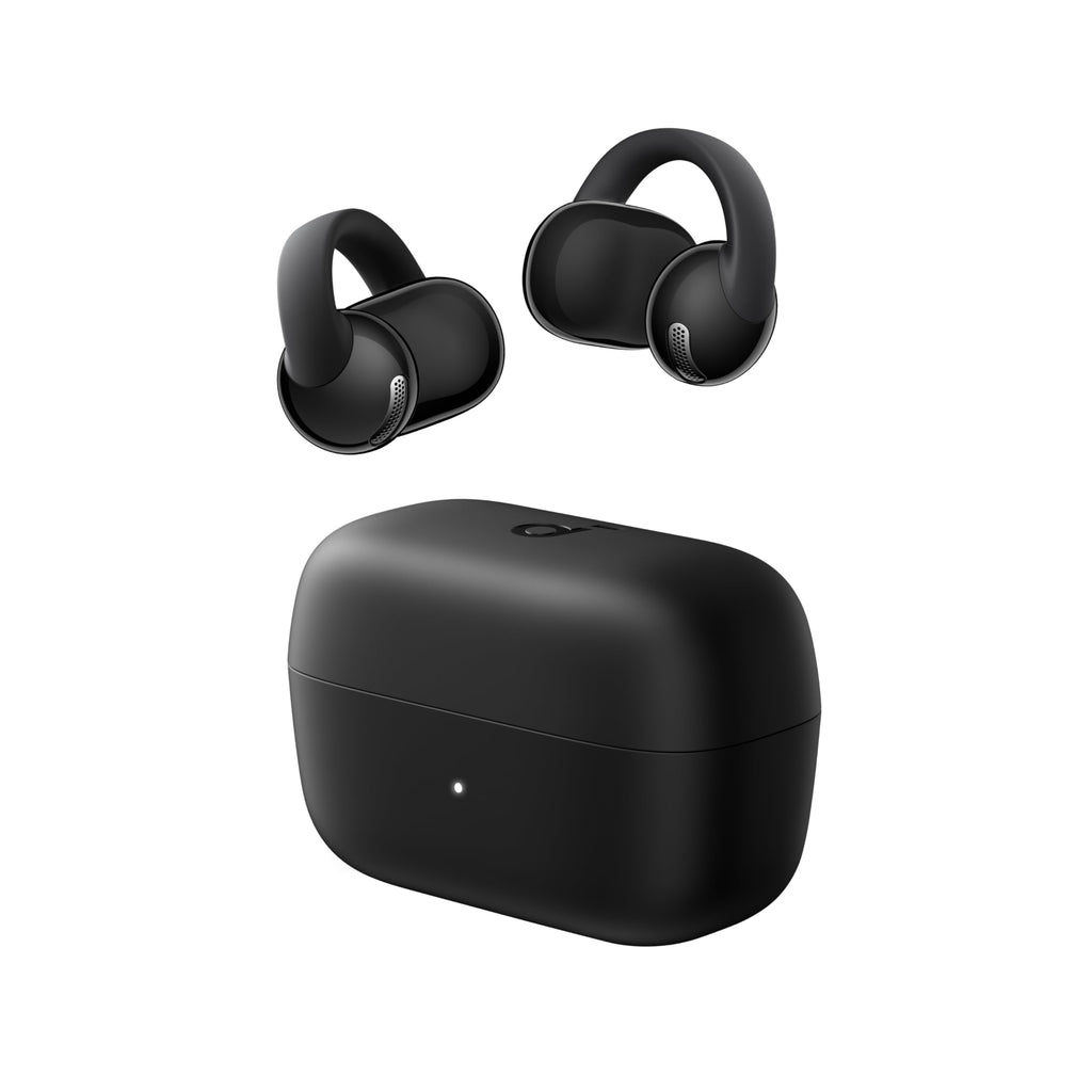 Soundcore C50i Open Ear Earbuds, Clip-On Headphones Over Ear for Running Workout, 12mm Drivers Powerful Bass, 28H Playtime IP55 Waterproof, Bluetooth 6.0 Hi-Res, FlexiClip Design by Anker