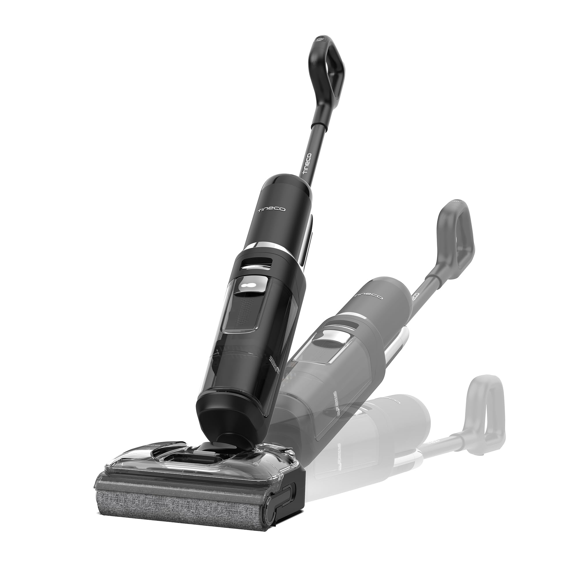 Tineco Floor ONE S7 Stretch Ultra Cordless Wet Dry Vacuum Cleaner, 180°Lay-Flat Anti-Tangle Design, 50 Minutes Runtime, 185℉ Flashdry Self-Cleaning, Dual-Sided Edge Cleaning Floor Cleaner