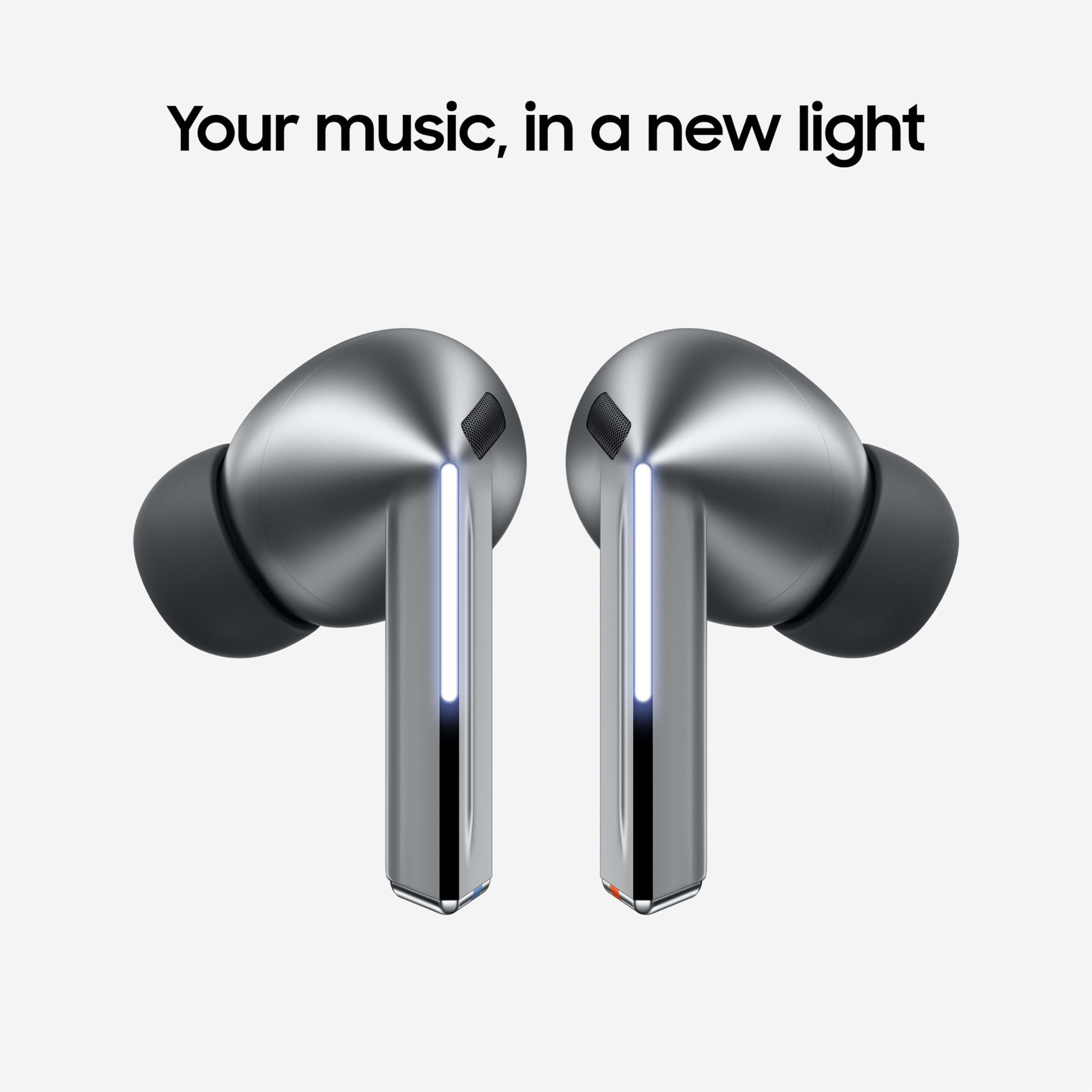 Samsung Galaxy Buds 3 Pro AI True Wireless Bluetooth Earbuds, Noise Cancelling, Sound Optimization, Redesigned Comfort Fit, Silver [US Version, Amazon Exclusive, 2Yr Warranty]