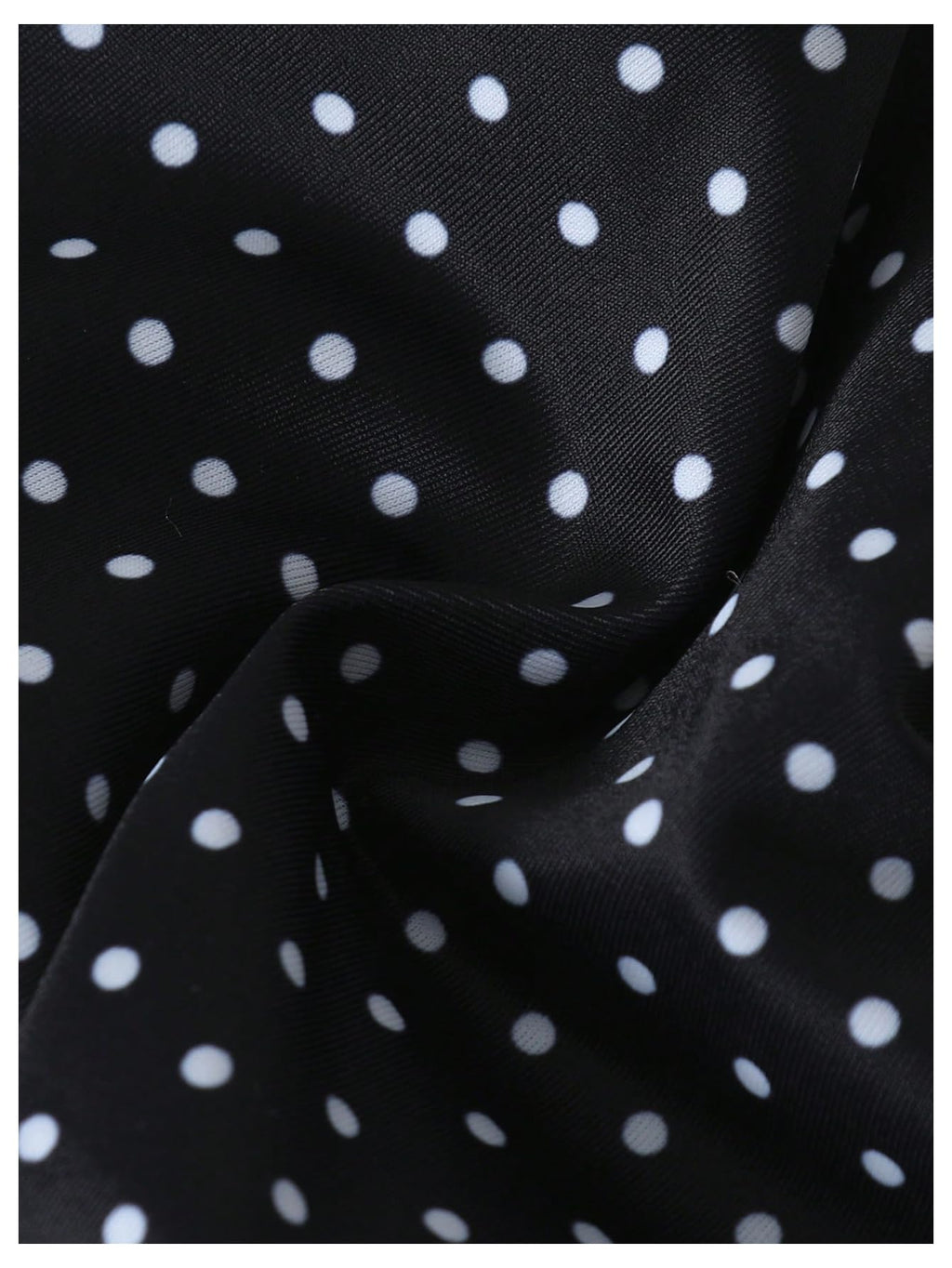 WDIRARA Women's Polka Dots Bikini Sets Halter Triangle String Swimsuit Tie Side 2 Piece Bathing Suit Black and White Medium