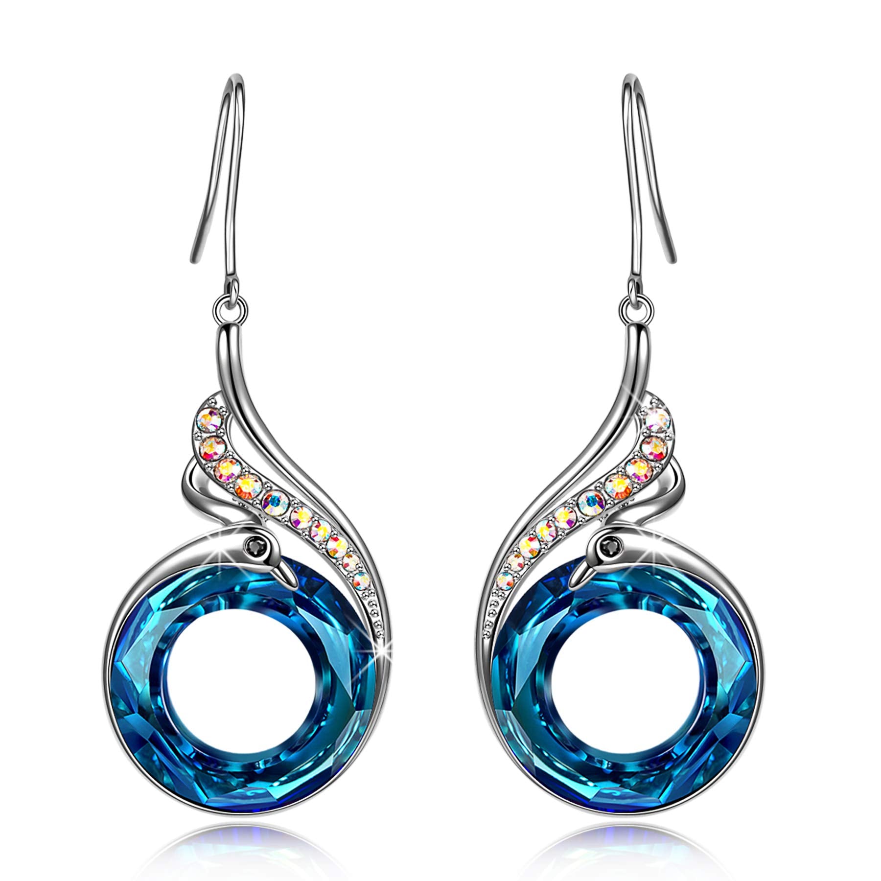 Kate Lynn "Rise From the Ashes Phoenix Bracelet & Earrings Set, Symbol of Luck and Renewal