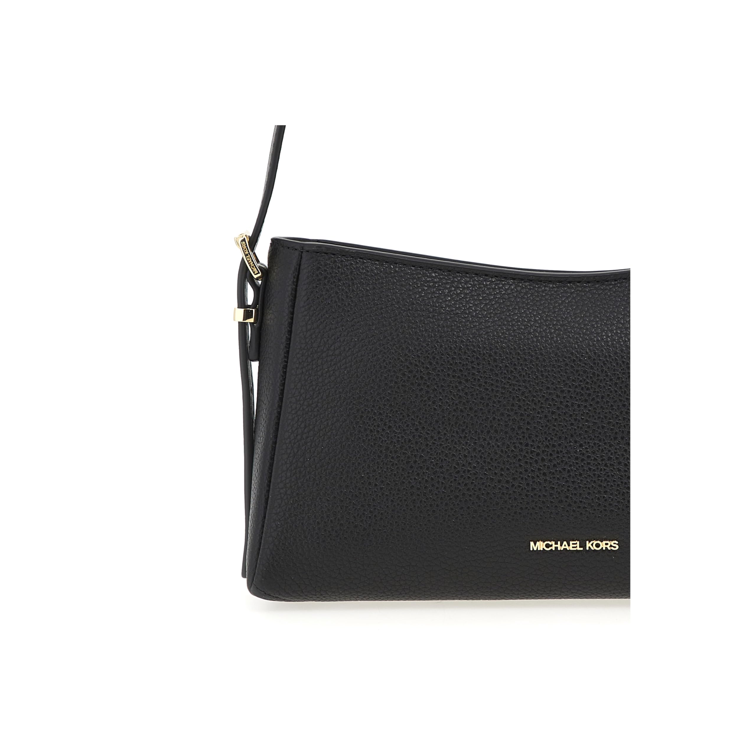 Michael Kors Women's Md Pouchette Hand Bag, black, One Size