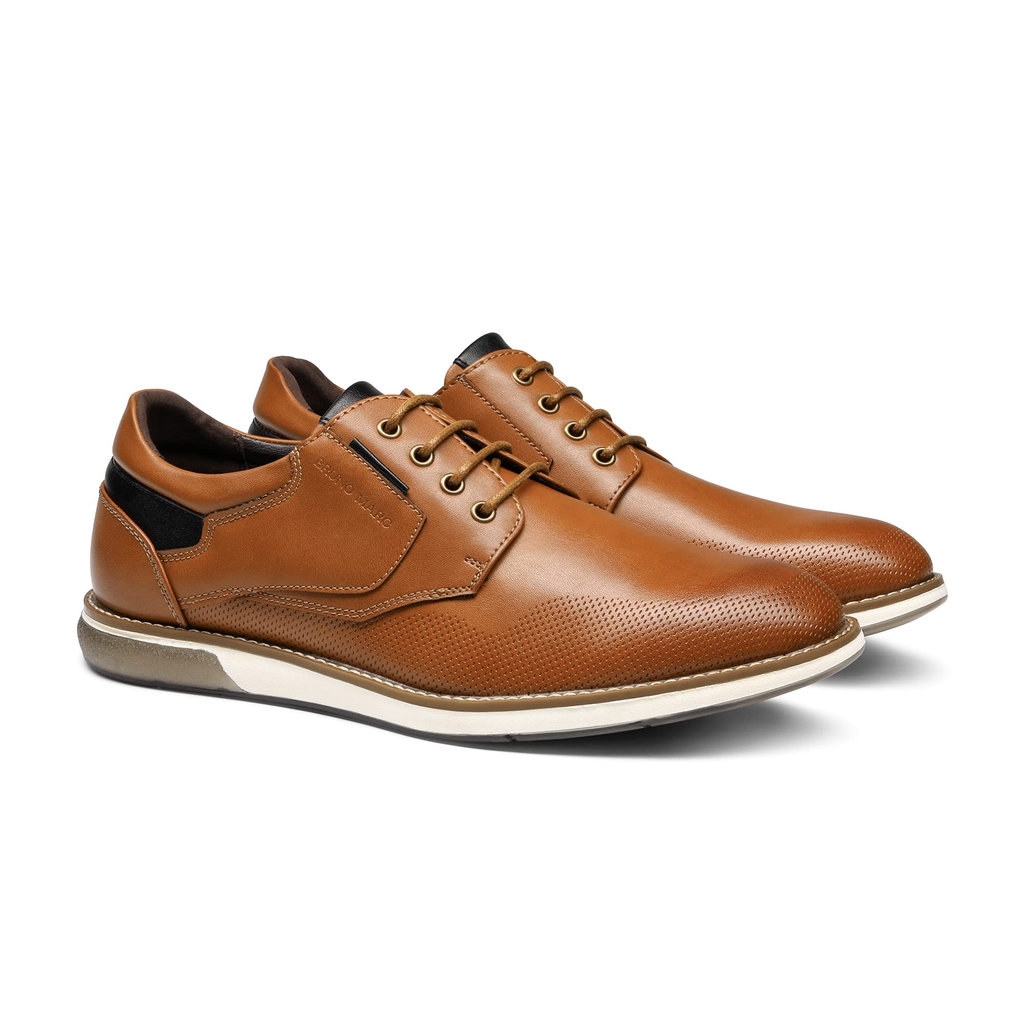 Bruno Marc Men's Casual Dress Shoes,Size 13,Brown,SBOX2336M