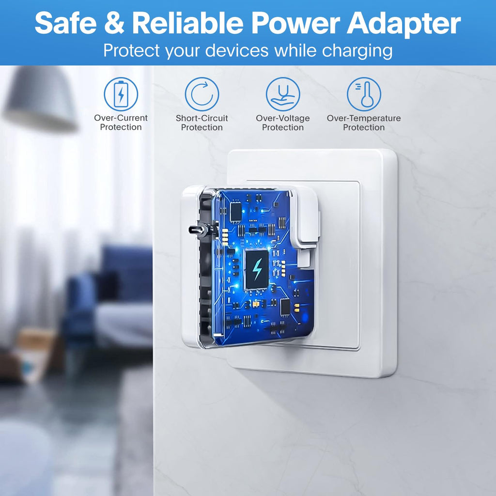 Sunveza Mac Book Pro Charger - 118W USB C Charger Fast Charger Compatible with MacBook pro/Air, M1 M2 M3 M4 M5, ipad Pro, Samsung Galaxy and More, Include Charge Cable
