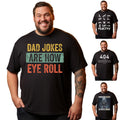 xtalline Big and Tall Men T Shirts Graphic Tee Shirt Casual Fashion Short Sleeve Plus Size T Shirt Tshirts for Men 4XL XXXXL XXXX 4X Large #20 Dad Joke T0 5DAR 020