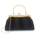 ZIMAIJIA Evening Bag Clutch Purses for Women, Sparkly Evening Bag Lady Girl Crossbody Shoulder Handbag for Party/Prom/Wedding/Formal-Black