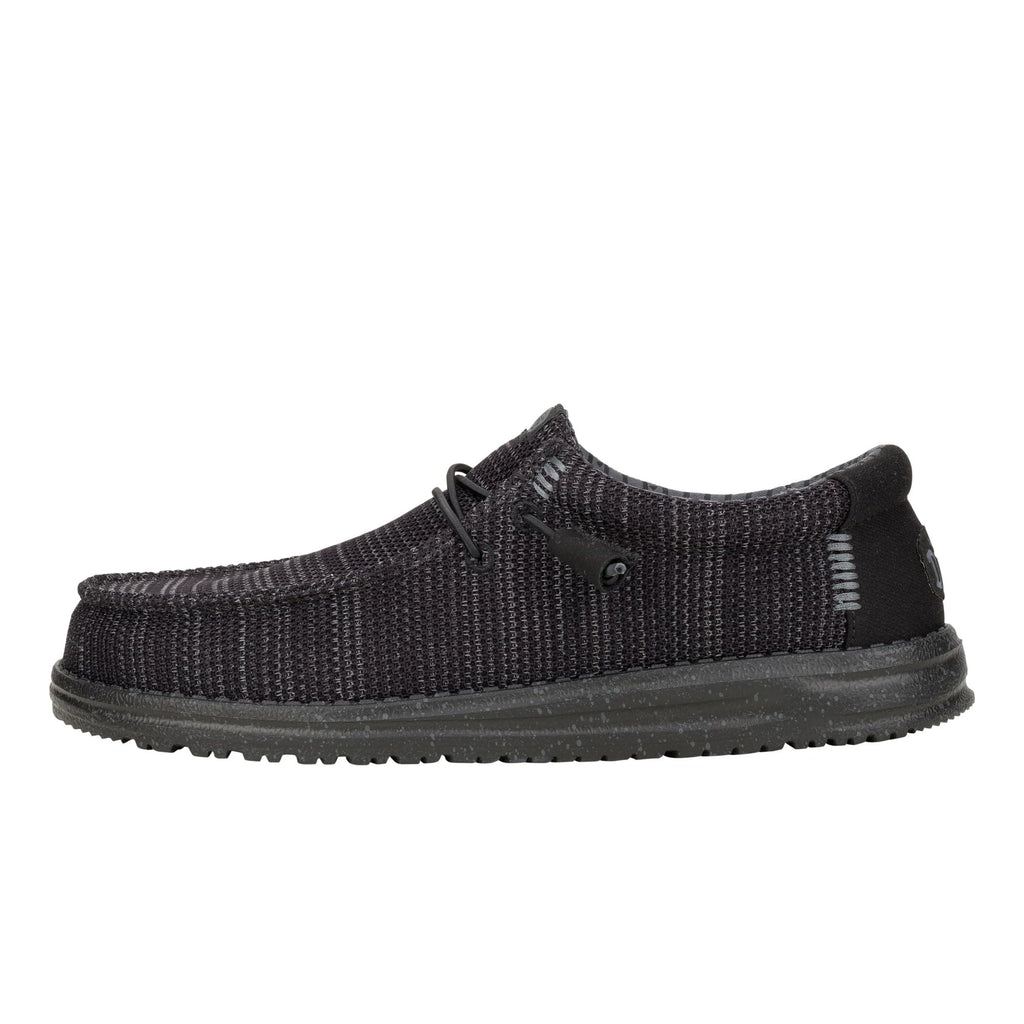 HEYDUDE Wally Stretch Sox Wide - Black