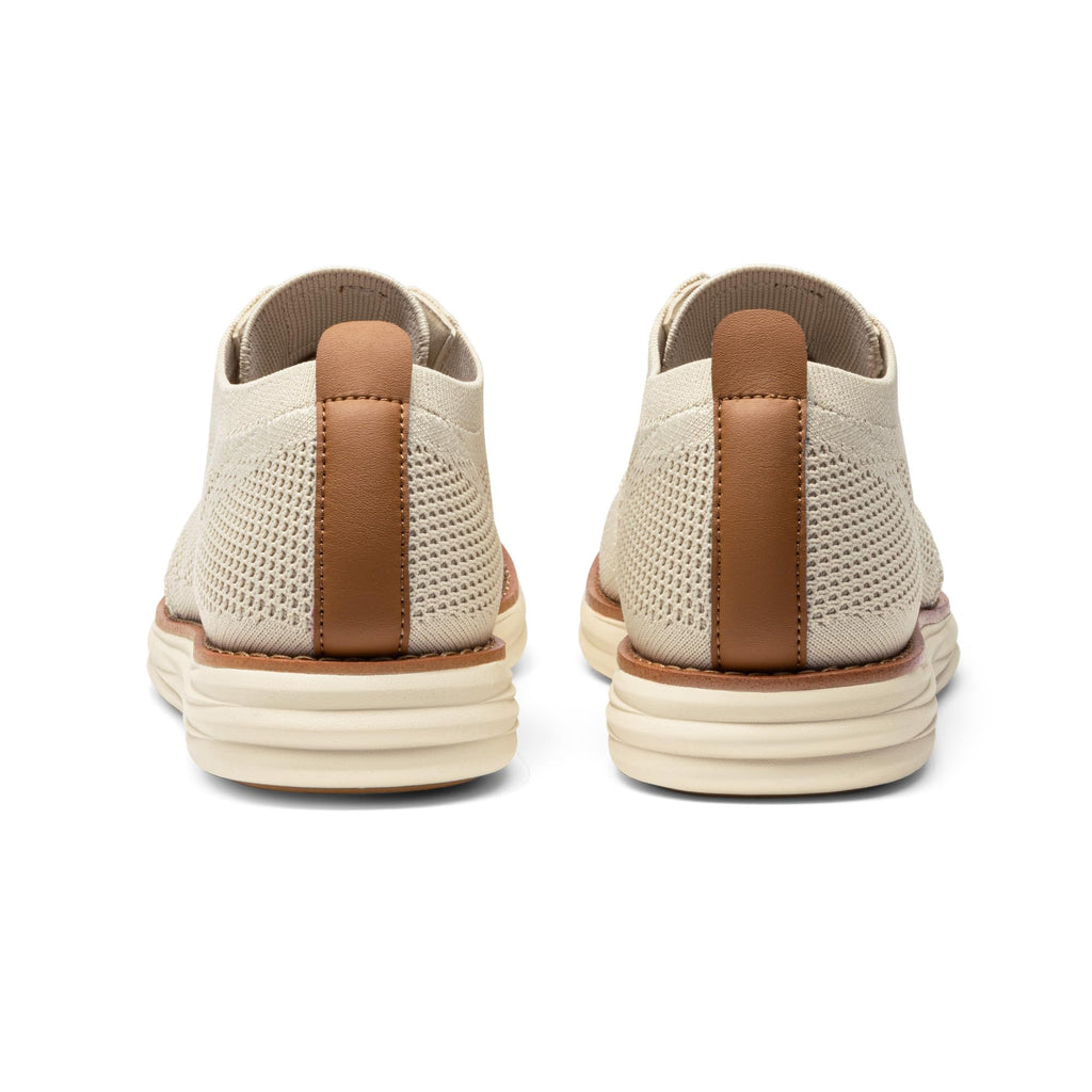 Bruno Marc Men's KnitFlex Breeze Mesh Sneakers Oxfords Lace-Up Lightweight Casual Walking Shoes,Size 10.5,Apricot,GRAND-01