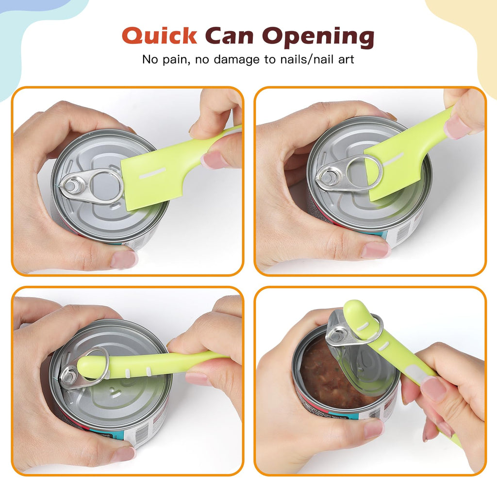 Ainvhh 8 PACK Can Lids, Pet Food Can Cover and Food Mixing Spoons Food Canned Scoop, Fits Most Standard Size Dog and Cat Can Tops for Pet Cat Dog Feeding Can and Wet Food Storage