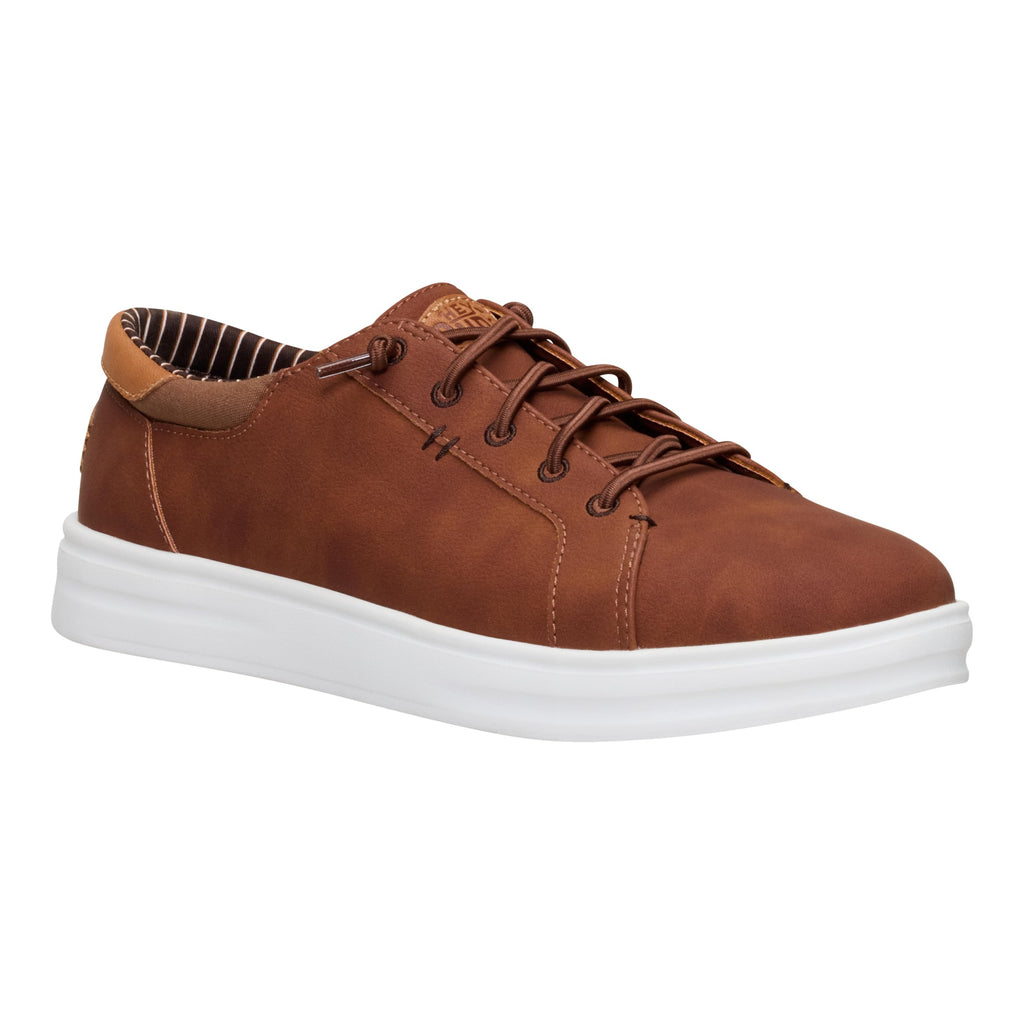 HEYDUDE Paul Pro Classic Cognac Size 8, Men's Shoes, Casual Sneakers, Comfortable & Light-Weight