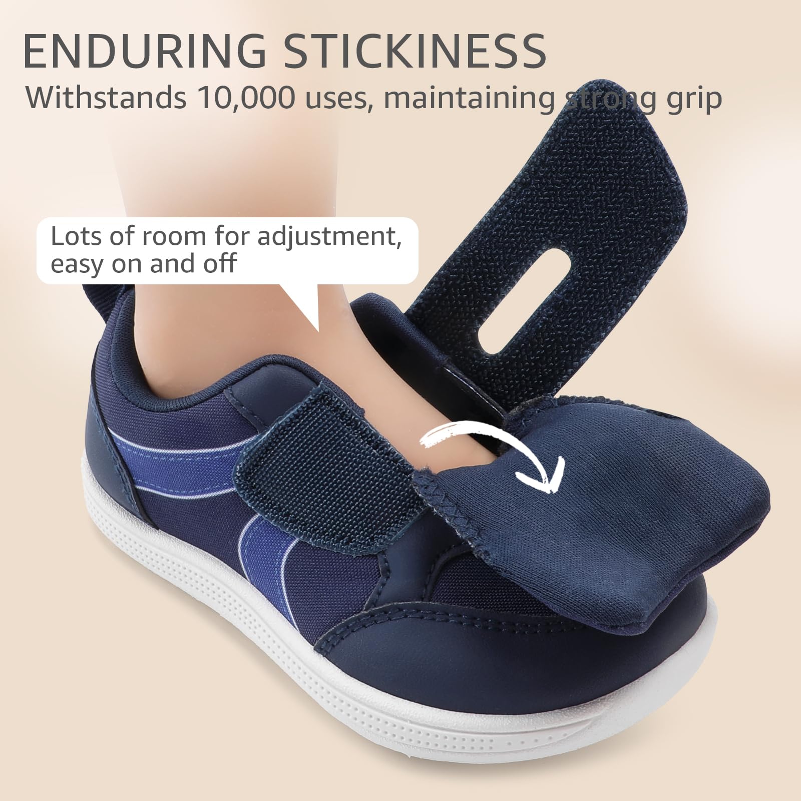 Toddler Wide Toe Box Shoes Boys Barefoot Shoe Boy Sneakers Kids Tennis Shoes Preschool Non Slip Lightweight Comfortable First Walking Running Outdoor Activities Navy White Infant Size 4