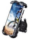 Lamicall Bike Phone Holder, Motorcycle Mount - Motorcycle Phone Holder, Handlebar Cell Phone Clamp, Scooter Phone Clip for iPhone Air 17 Pro Max, 16 15 Pro Max Plus, S20, More 4.7 to 6.8" Smartphones