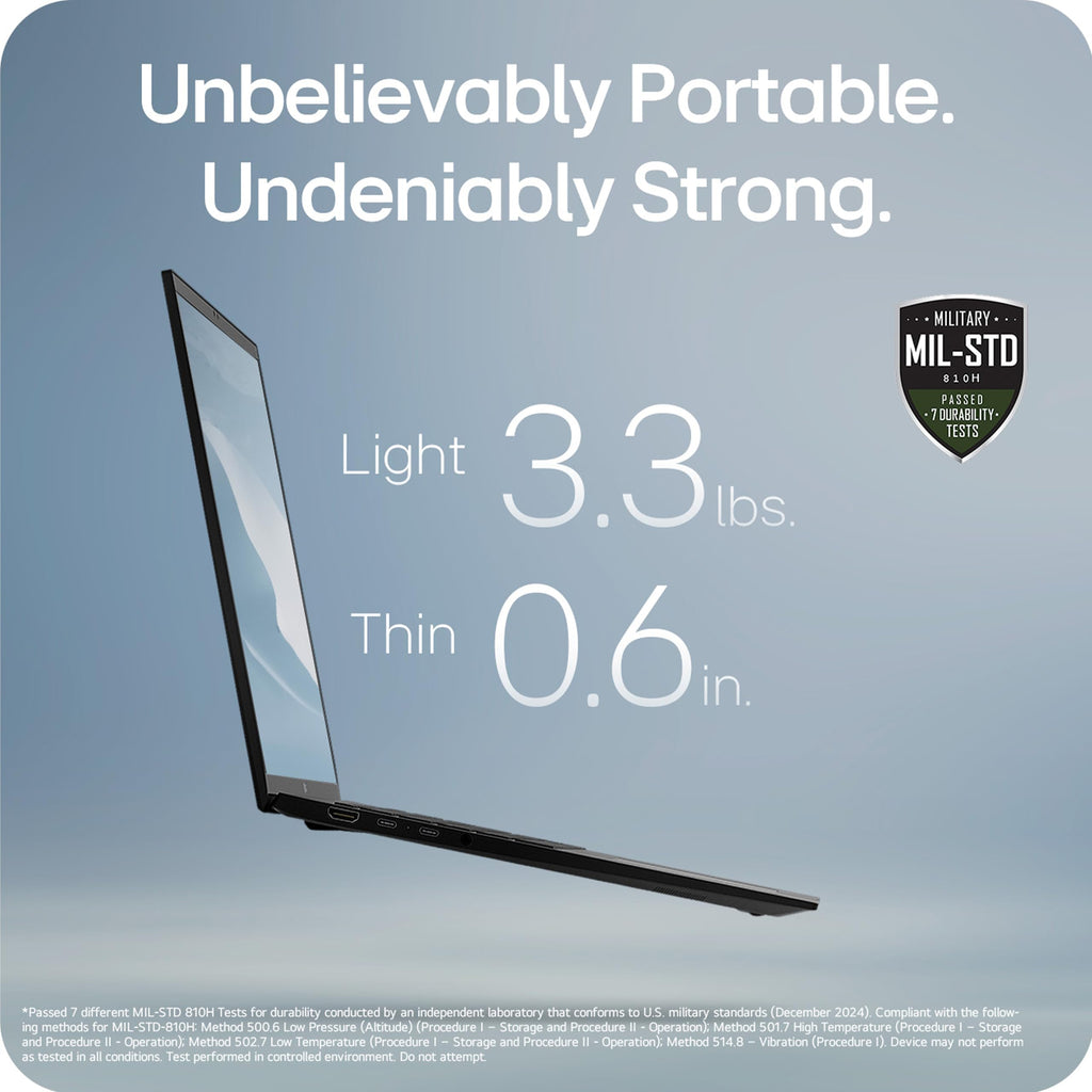 LG gram Pro 17-inch Lightweight Laptop Computer, Intel Evo Edition Powered by Intel Core Ultra7 255H Processor, NVIDIA RTX5050, Windows 11 Home, 32GB RAM, 2TB SSD, Black