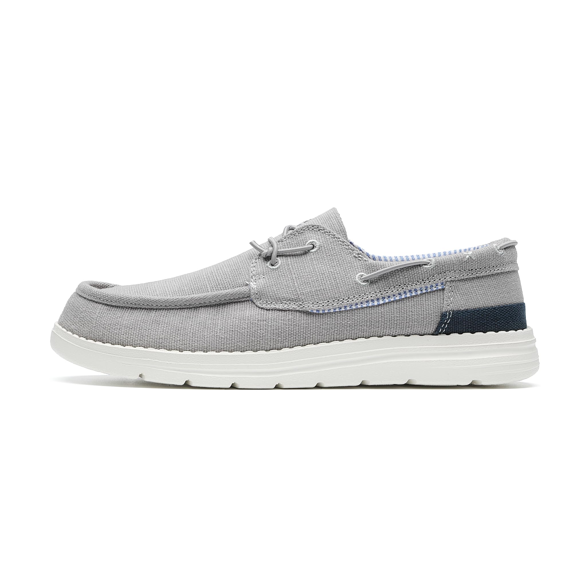 Bruno Marc Men's Slip-on Loafers Casual Boat Shoes,Size 13,Grey,SBLS223M