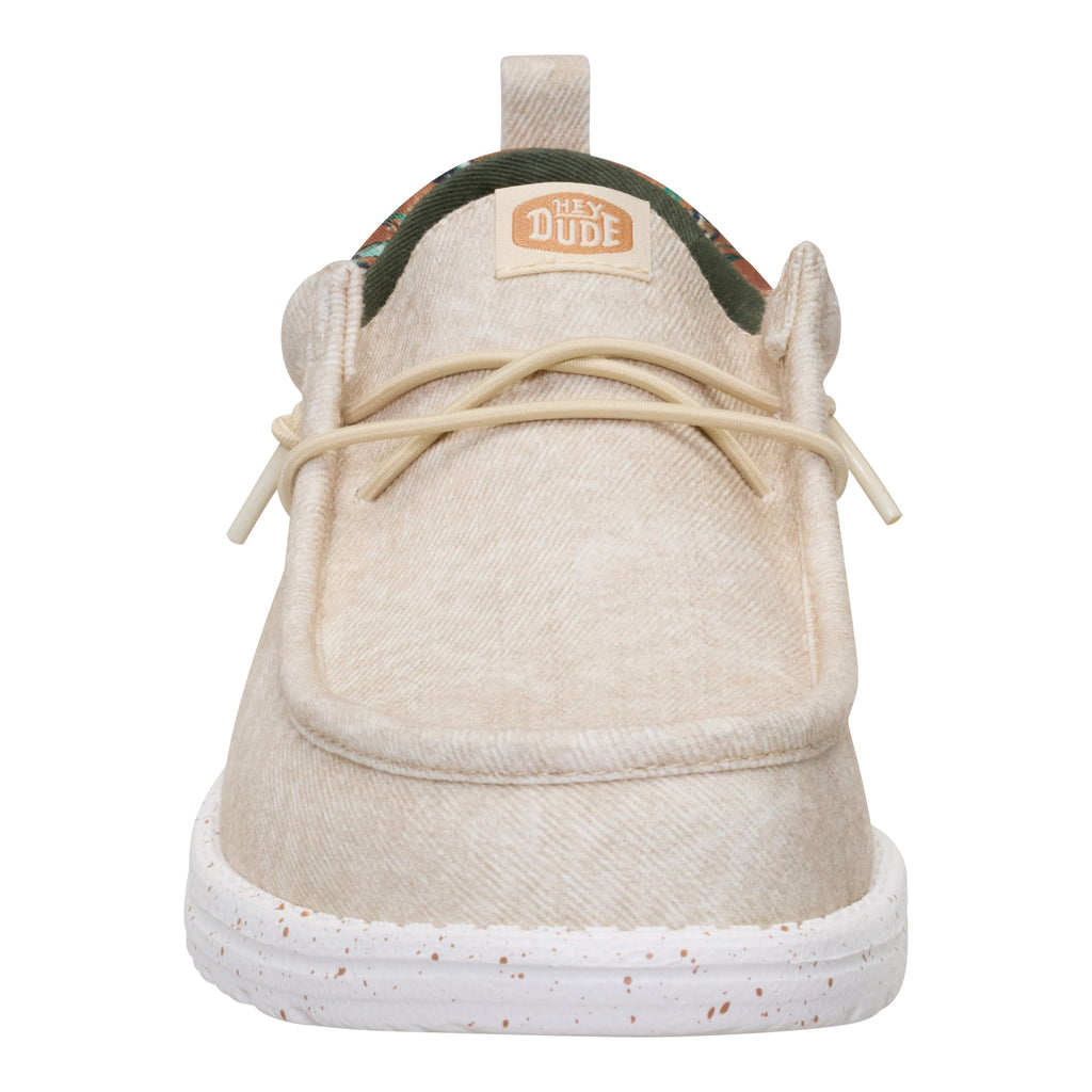 HEYDUDE Wally Funk Duck Print Wood Ash/Multi 11, Mens Shoes, Slip-on Loafers, Comfortable & Light-Weight