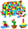 SmartYeen 100PCS Magnetic Blocks,Magnetic Building Blocks for Toddlers Sensory & STEM Montessori Toys,Ideal Gifts for Boys Girls 3-8 Years Old