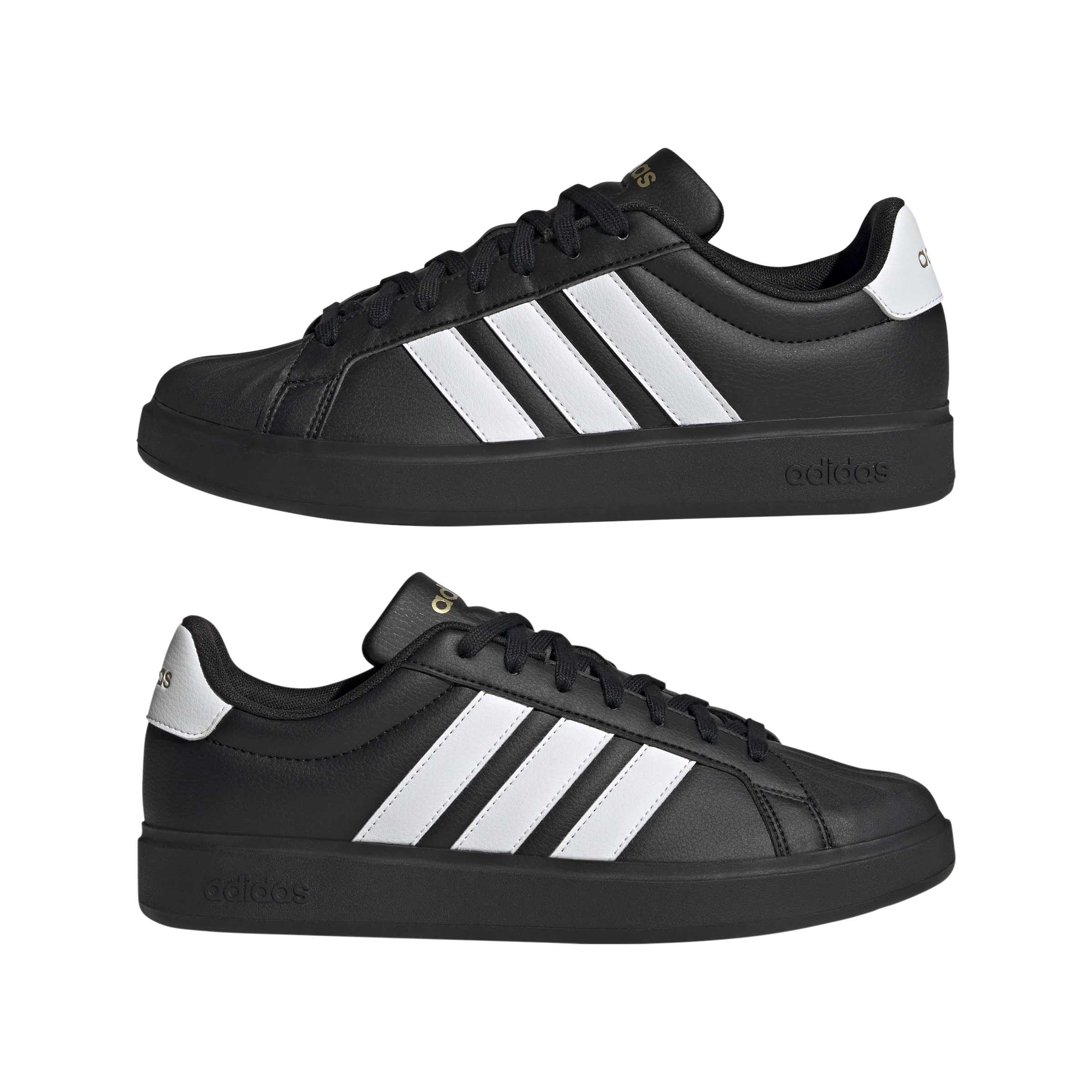 Adidas Men's Streetalk, Black/White/Matte Gold, 10