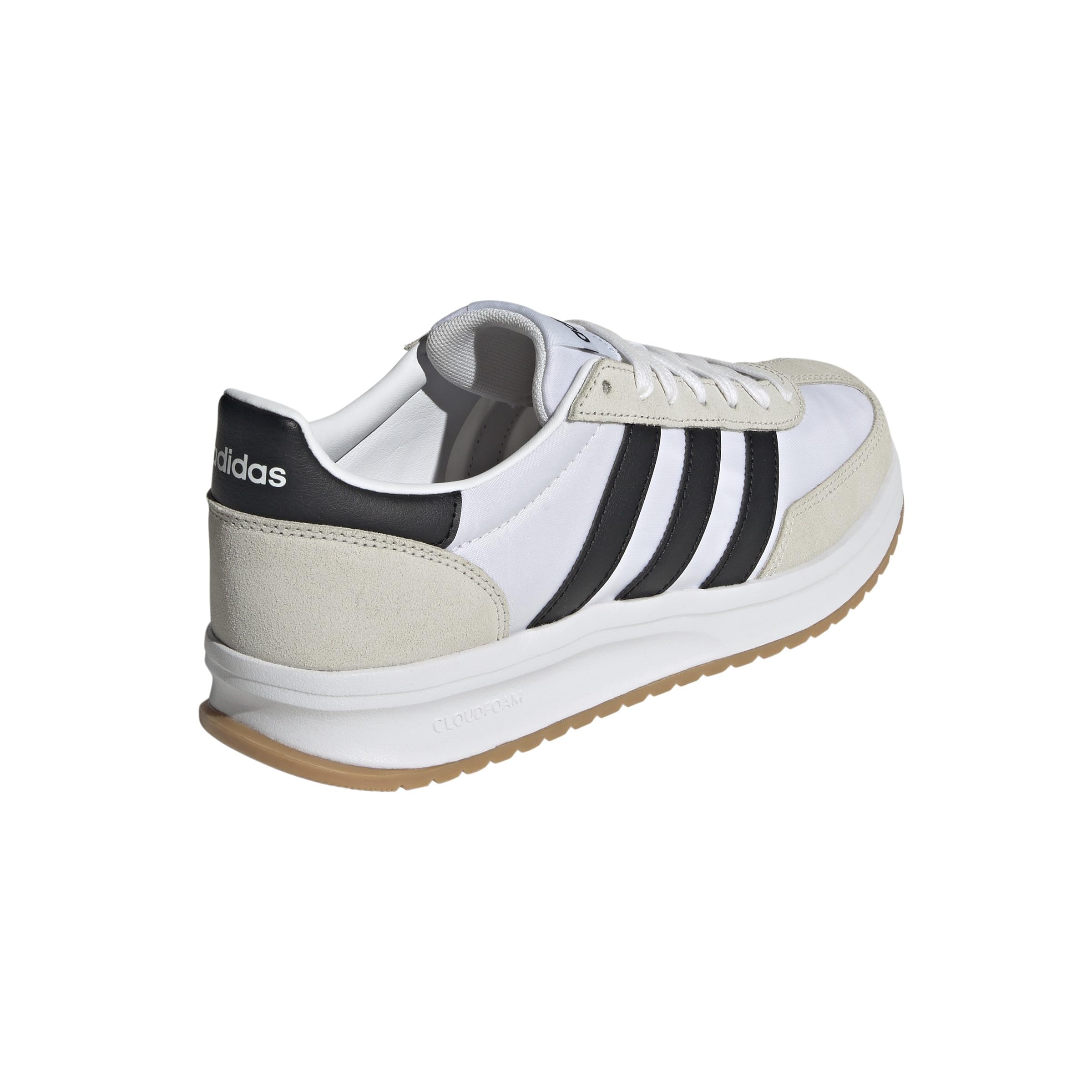 Adidas Men's Run 72, White/Black/Grey, 10