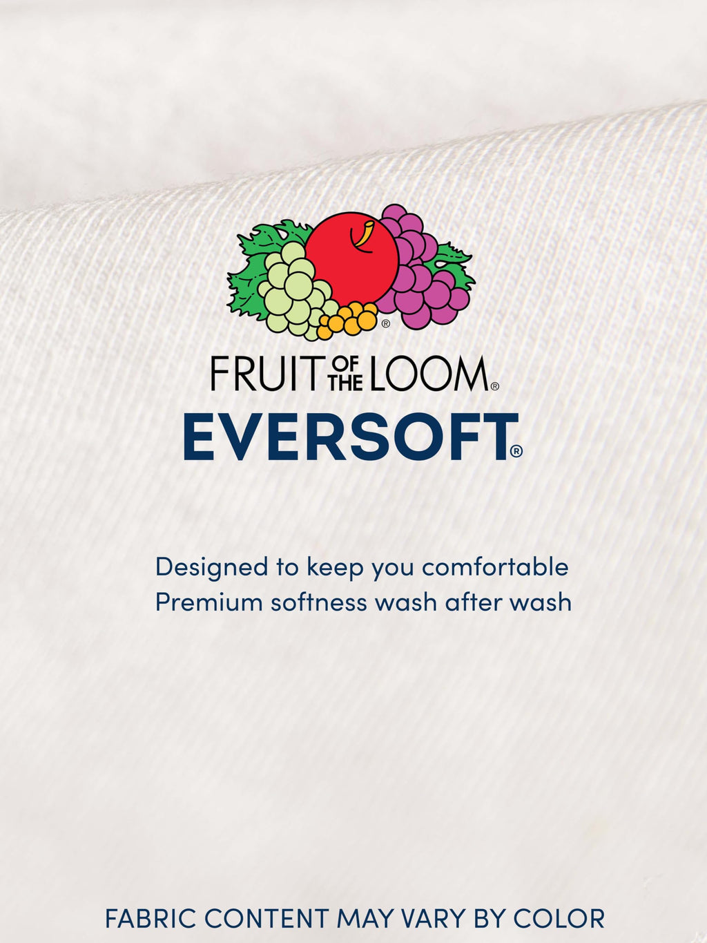 Fruit of the Loom mens Stay Tucked Crew T-shirt Underwear, Classic Fit - White 6 Pack, XX-Large US