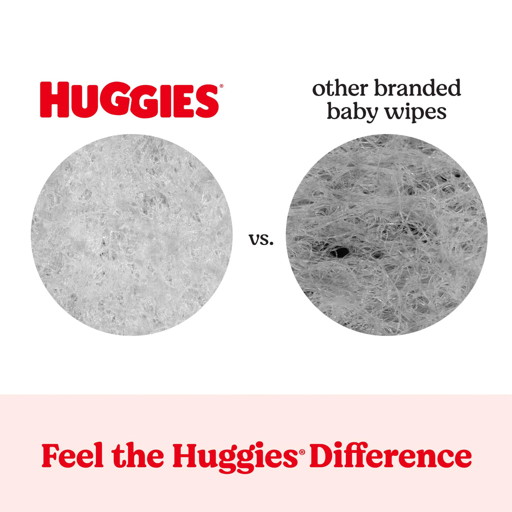 Huggies Simply Clean Fresh Scent Baby Wipes, 3 Flip-Top Packs of 64 (192 Wipes Total), Packaging May Vary