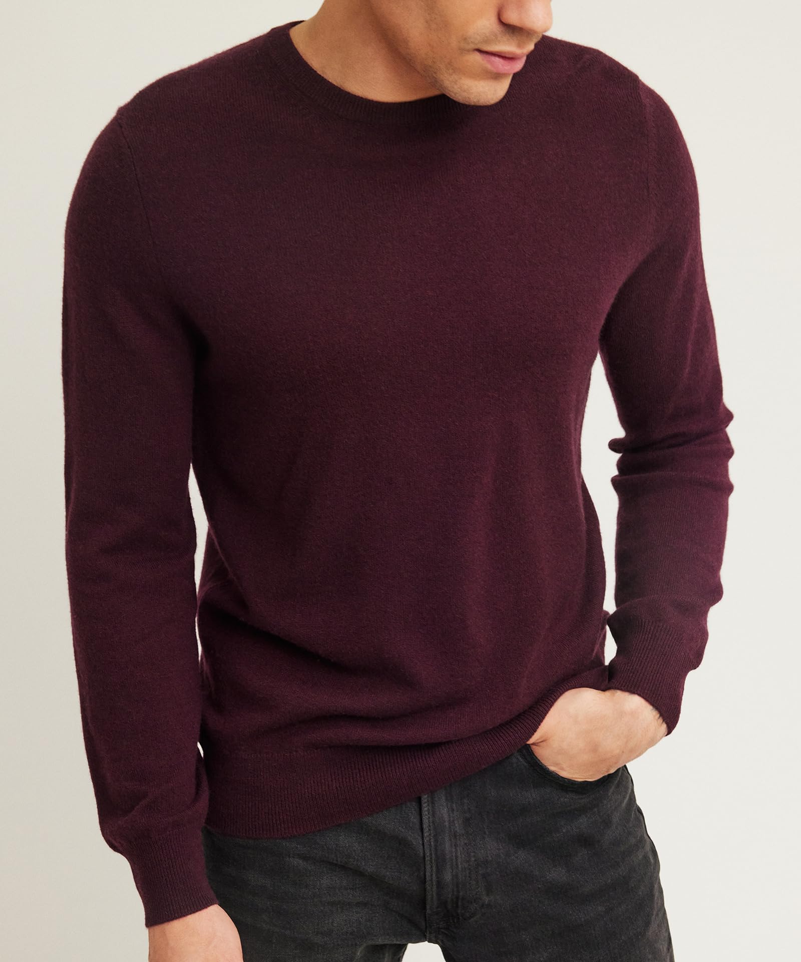 NAADAM Men's Original 100% Pure Cashmere Crewneck Pullover Sweater