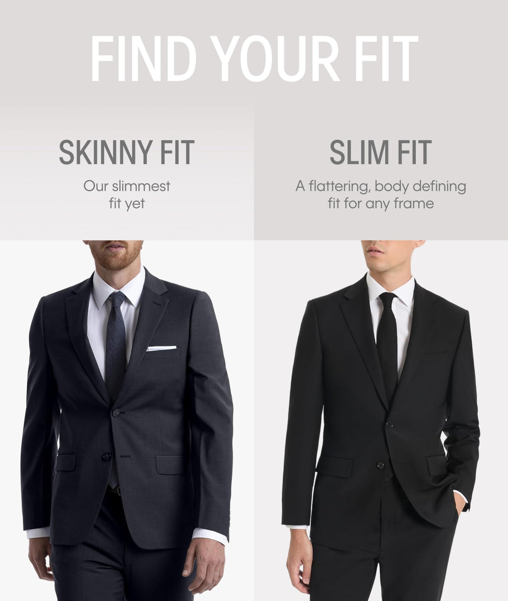 Calvin Klein Slim Fit Suit Separate Jacket, Black, 38 Short