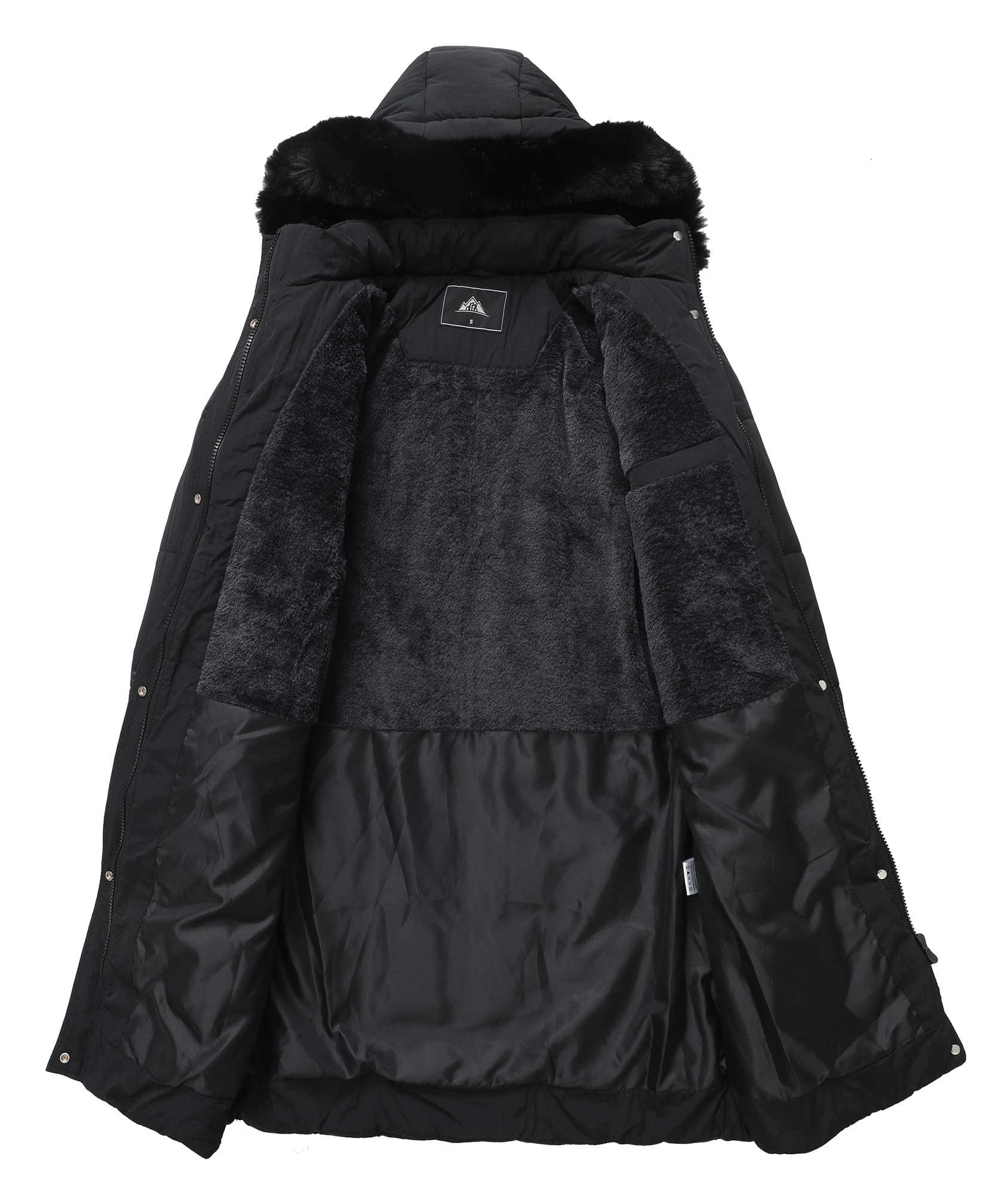 GOLDLADIES Women's Winter Coat Long Waterproof Parka - Warm Snow Jacket for Women, Windproof Winter Jacket with Hood, Heavy Duty Cold Weather Outerwear