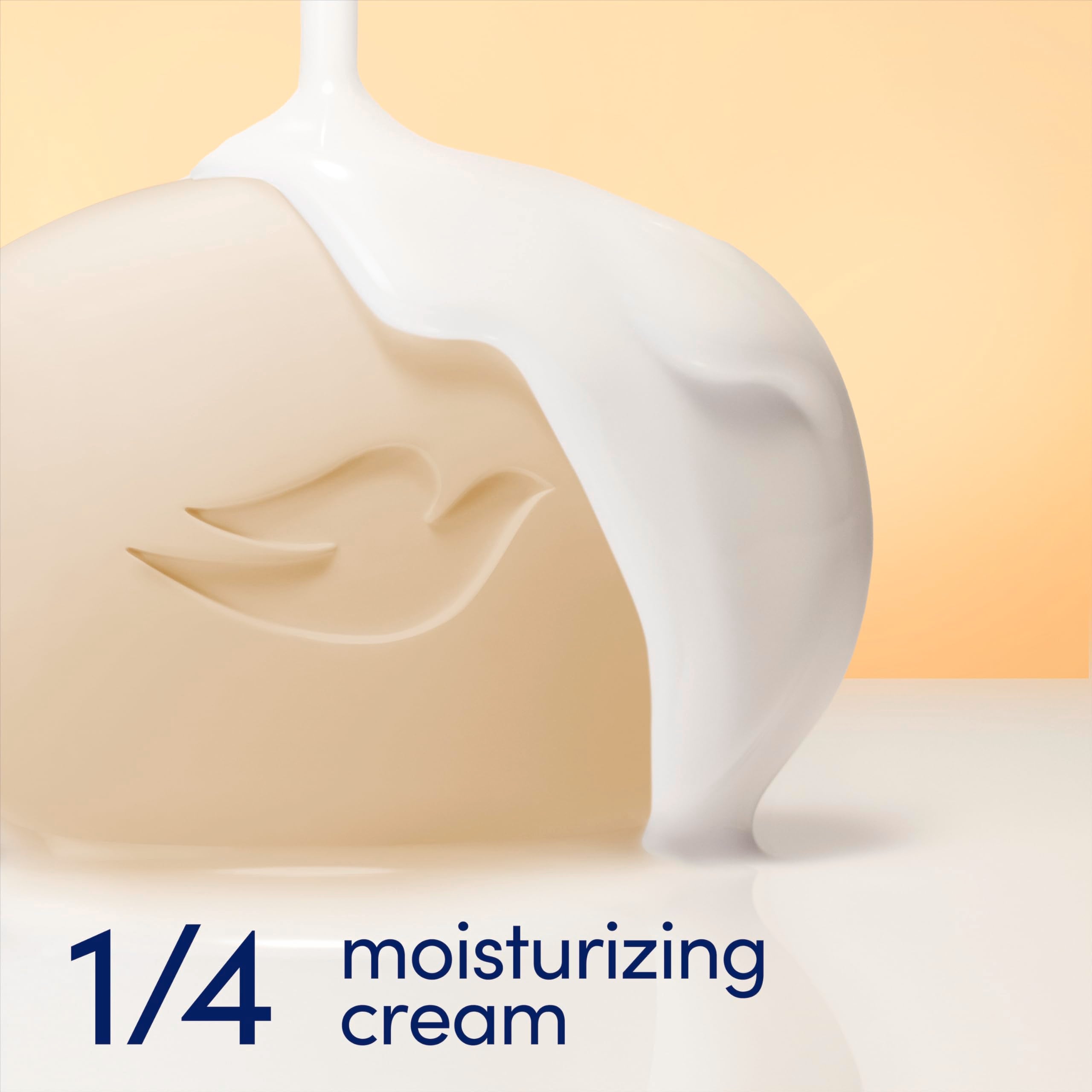 Dove Indulge Soap Bar 6 Bars Warm Vanilla + Sweet Cream for Hydrated & Soft Skin 3.75 oz