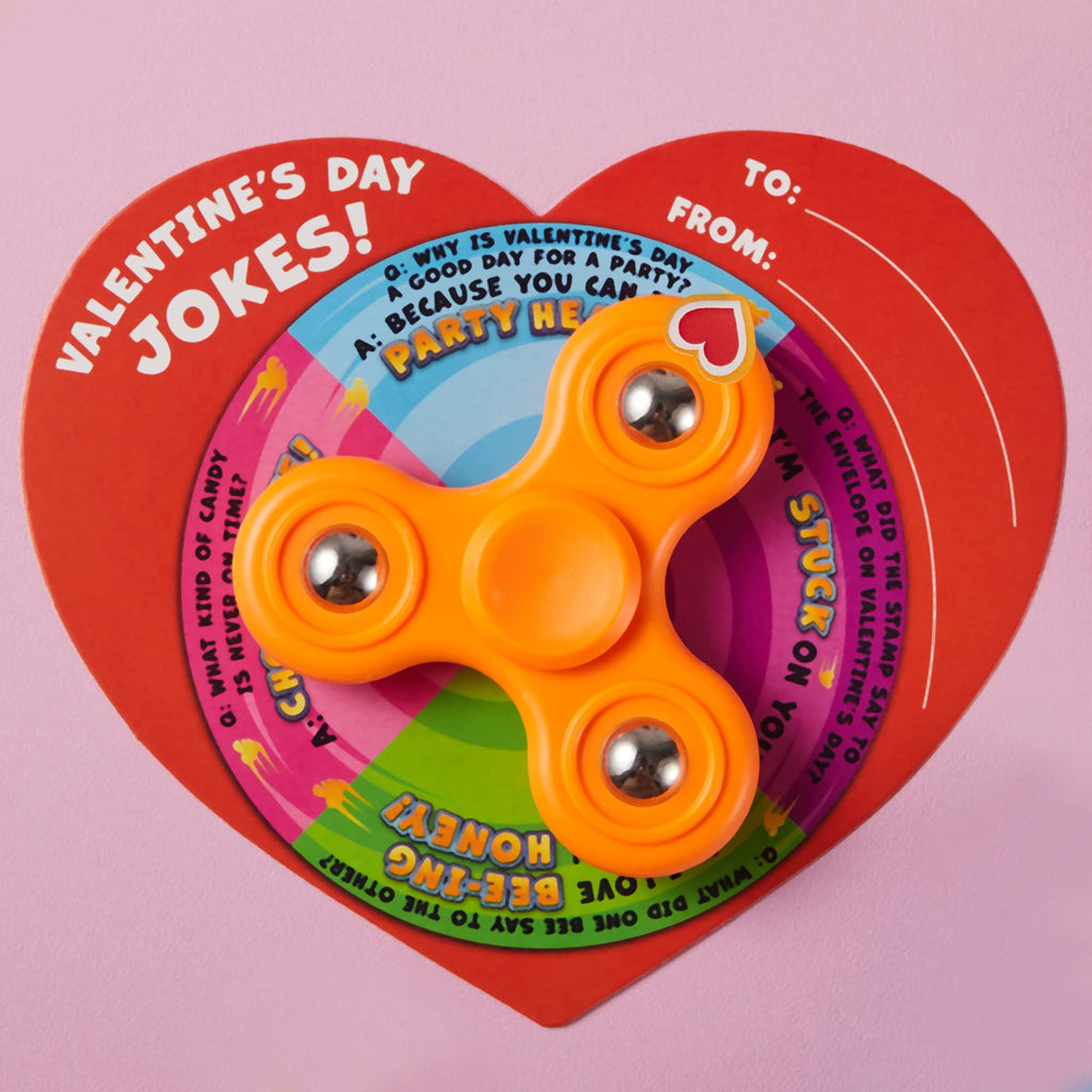 JOYIN 28 PCSFidget Spinner with Gifts Cards, Stress Relief Hand Finger Spinner Fidget Toy for Kids Party Favors for Classroom Exchange Toy, School Classroom Prizes Exchange Gift